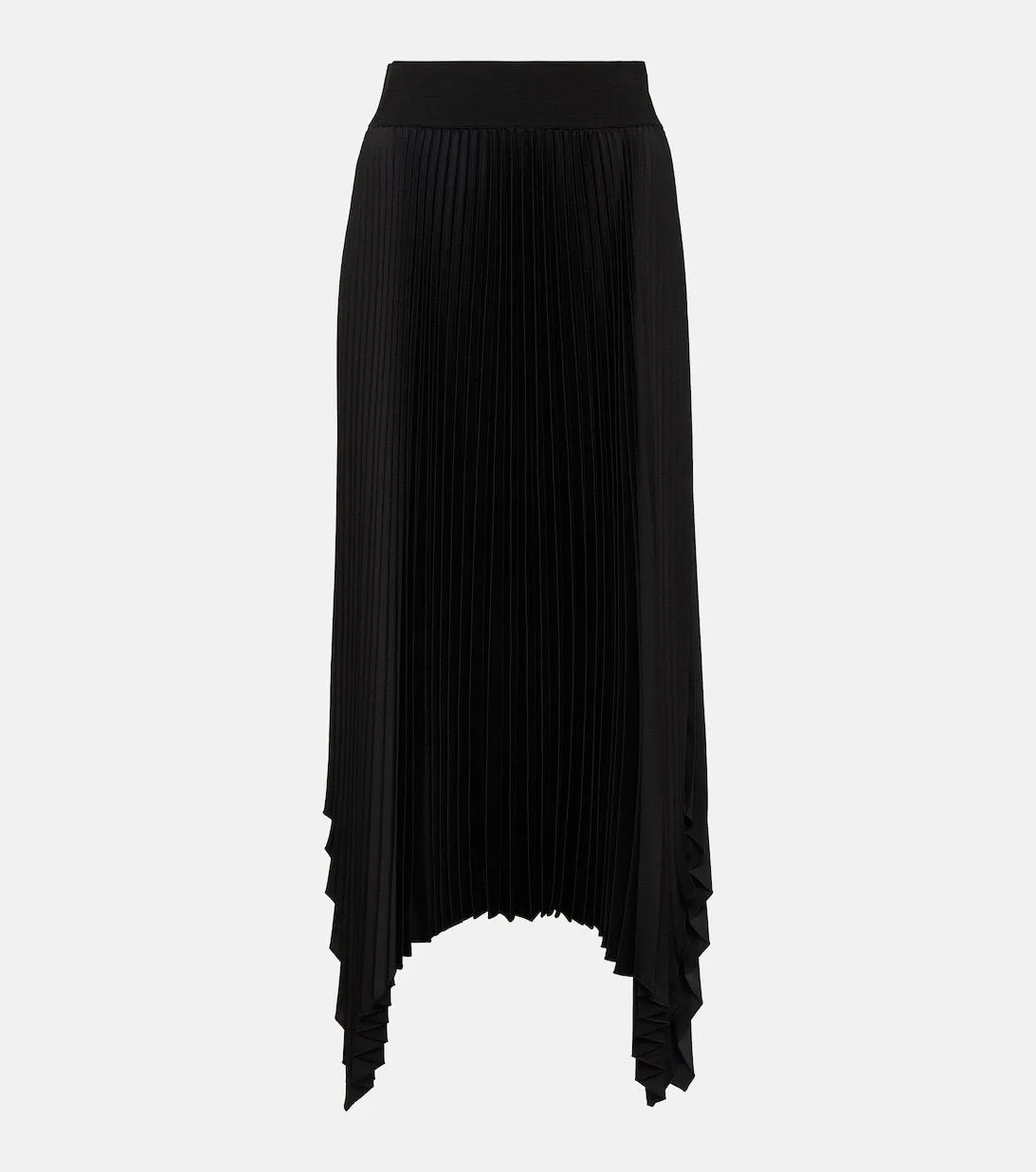 Ade JOSEPH pleated midi skirt, black