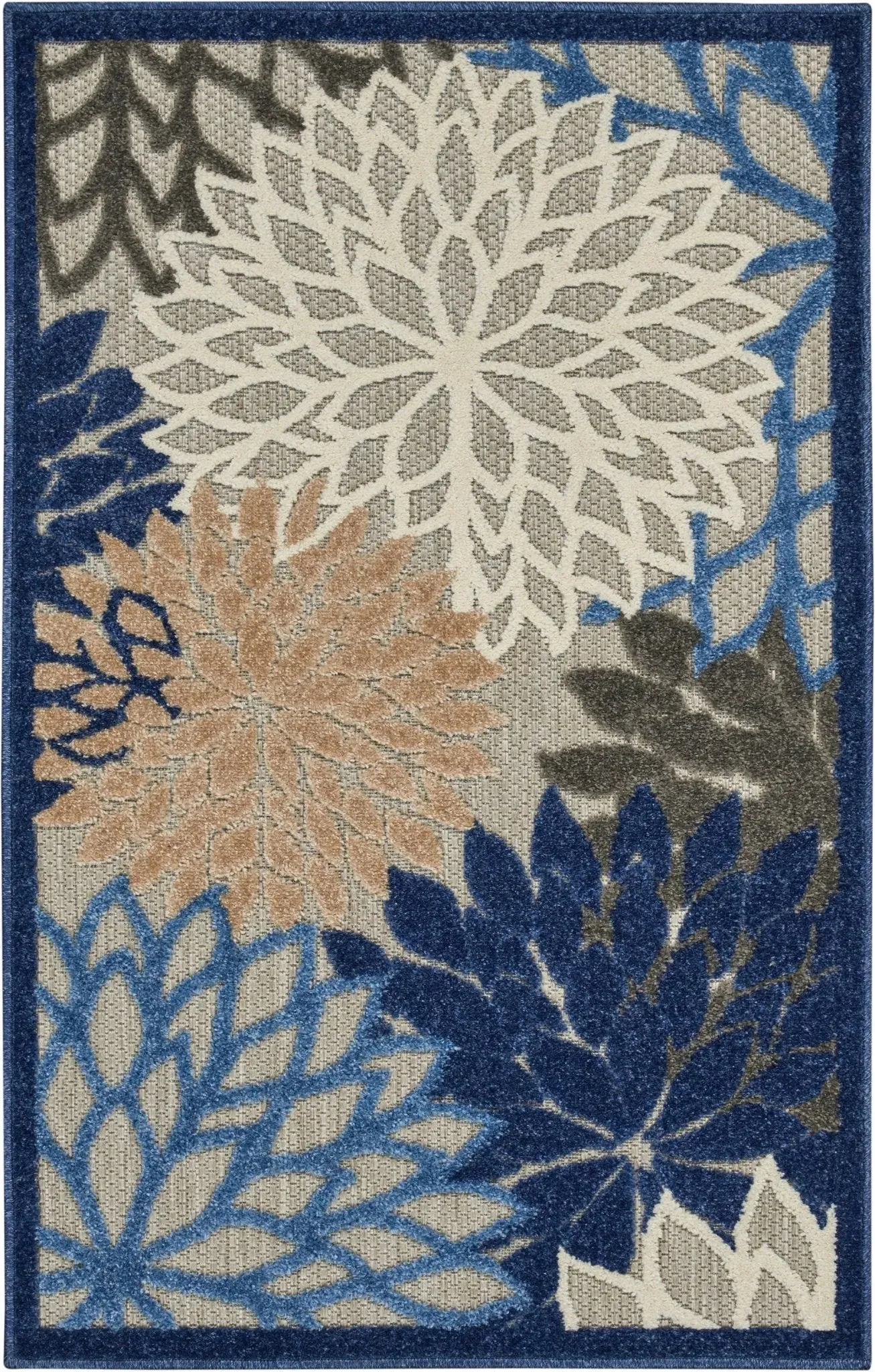 Aloha ALH05 Blue/Multicolor Rug