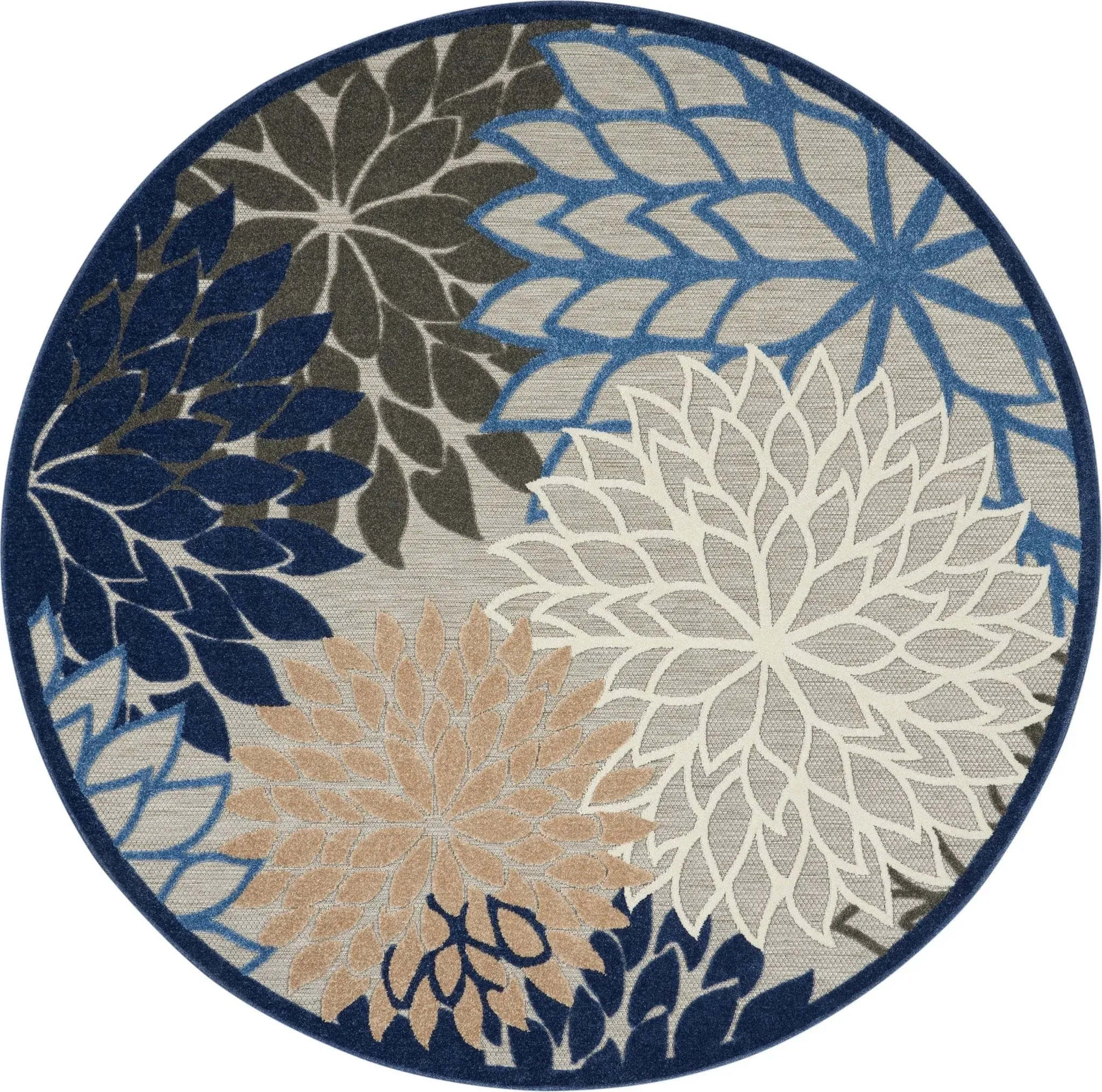 Aloha ALH05 Blue/Multicolor Rug