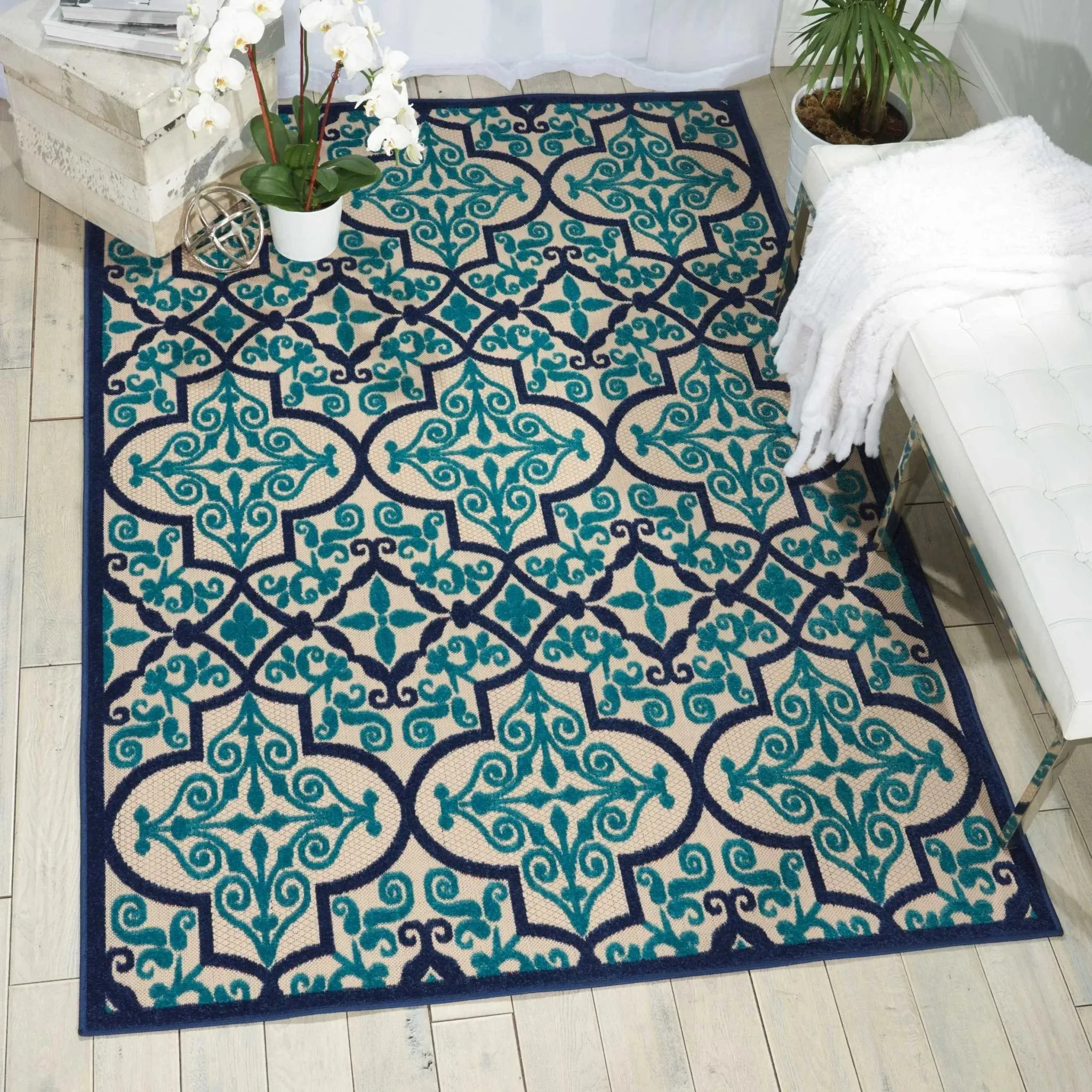 Aloha ALH14 Navy Rug