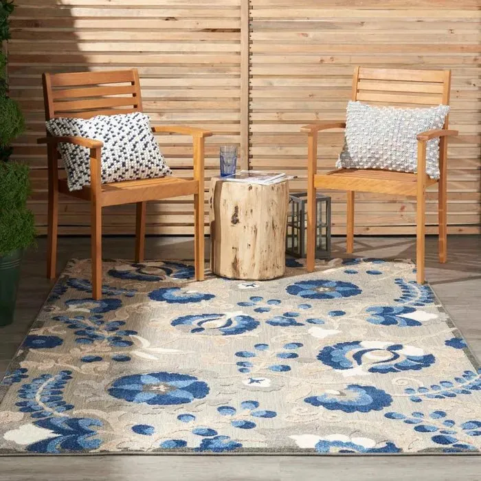 Aloha ALH17 Natural/Blue Rug