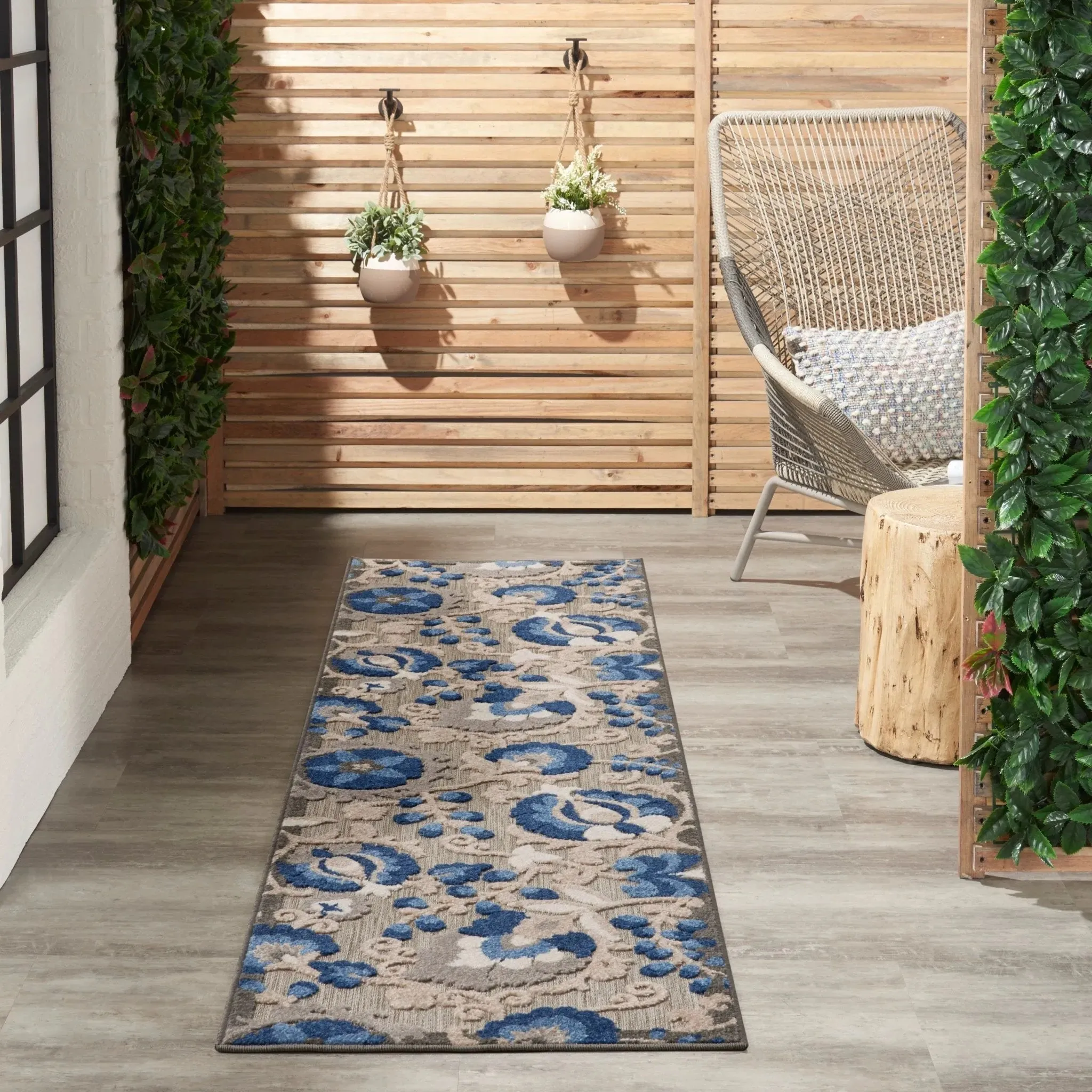 Aloha ALH17 Natural/Blue Rug