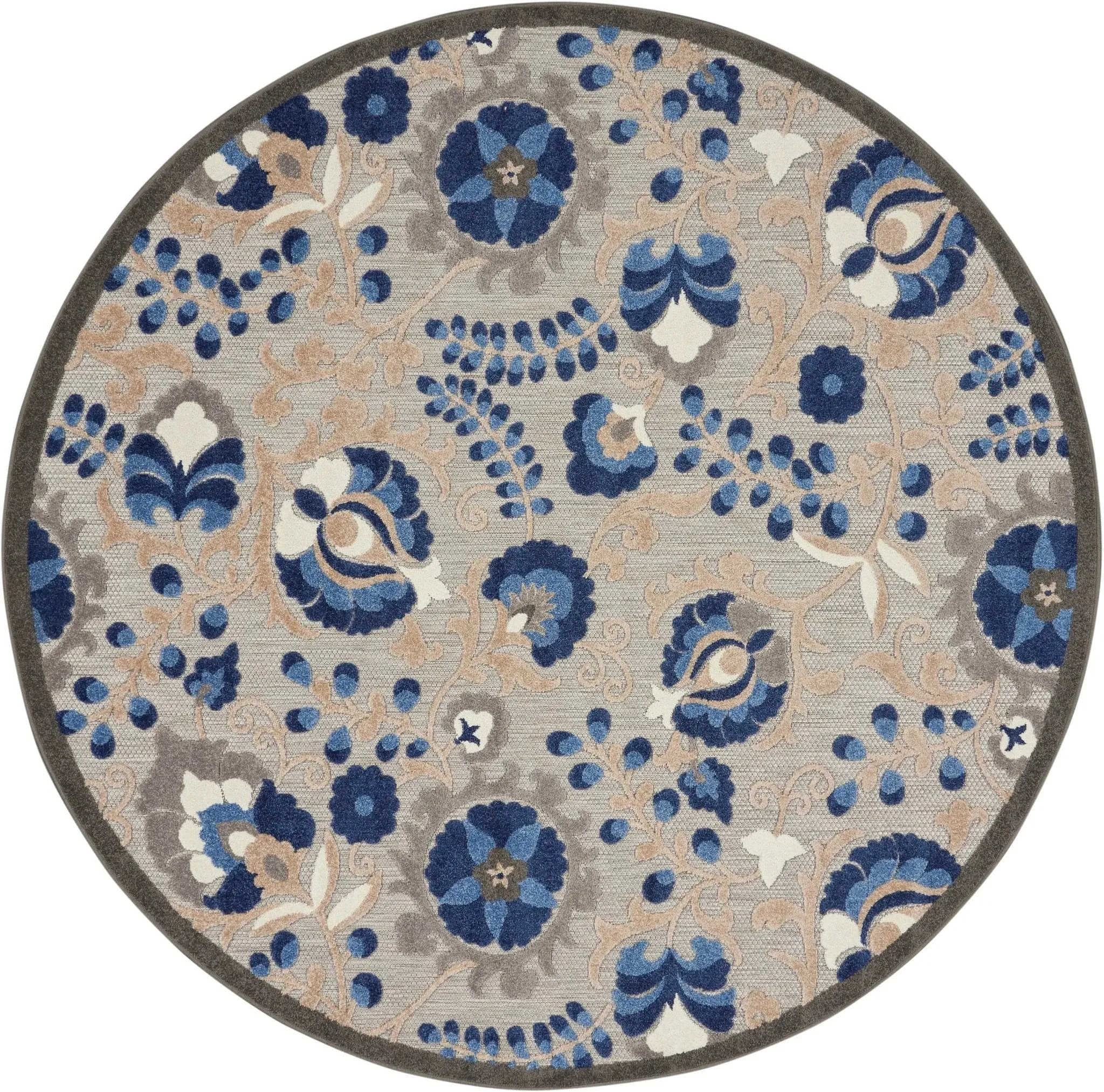 Aloha ALH17 Natural/Blue Rug