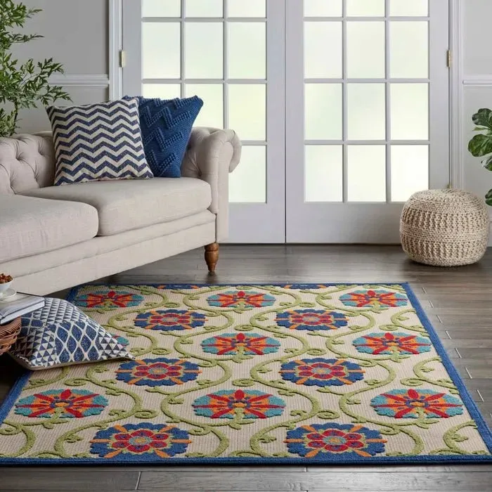 Aloha ALH19 Blue/Multicolor Rug