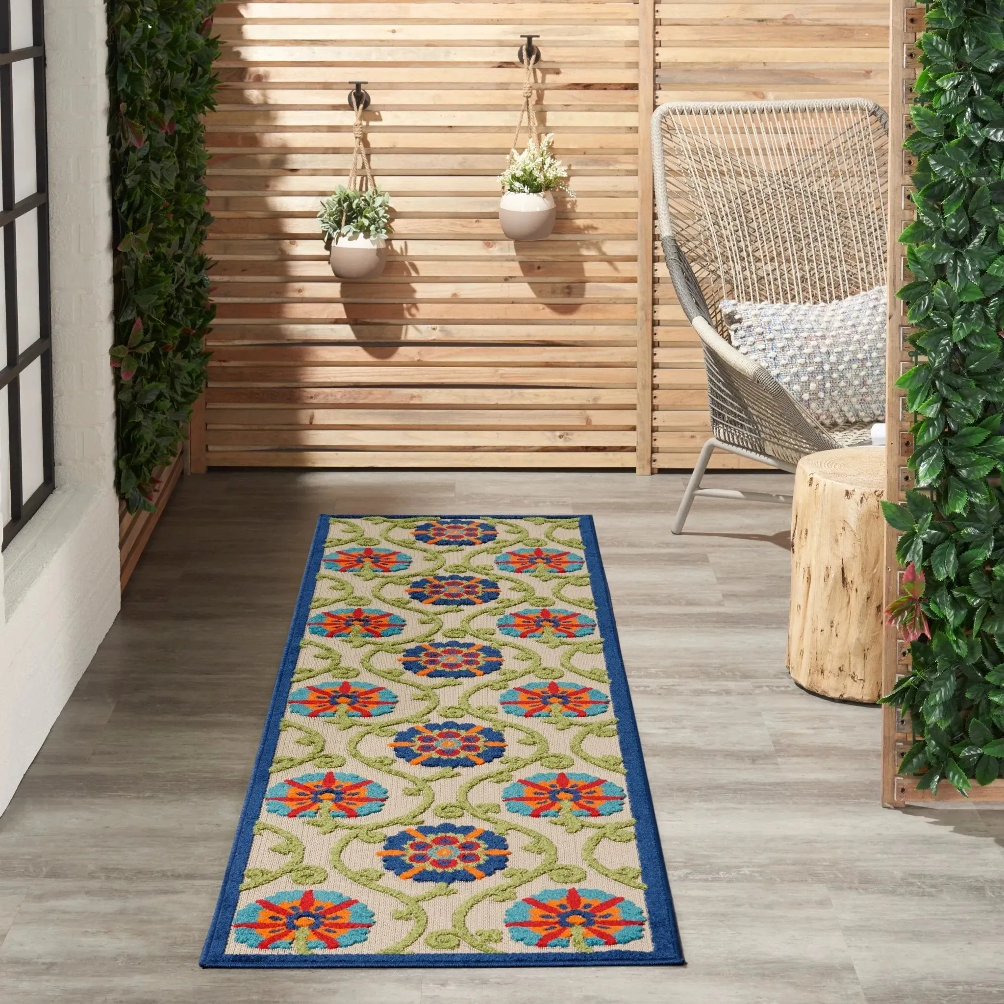 Aloha ALH19 Blue/Multicolor Rug