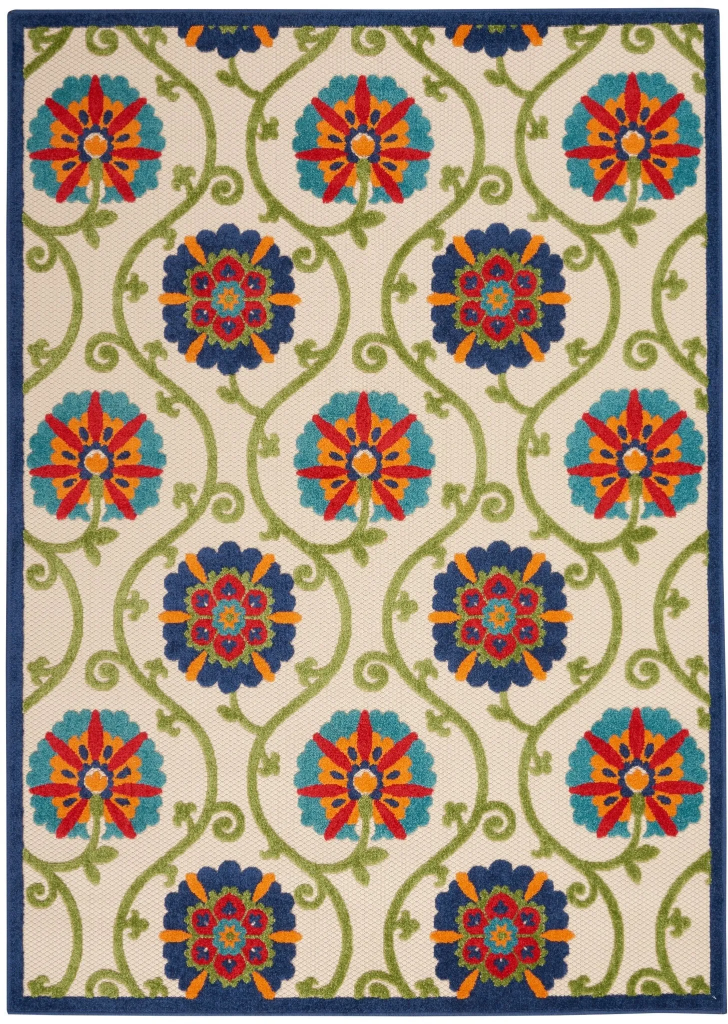 Aloha ALH19 Blue/Multicolor Rug