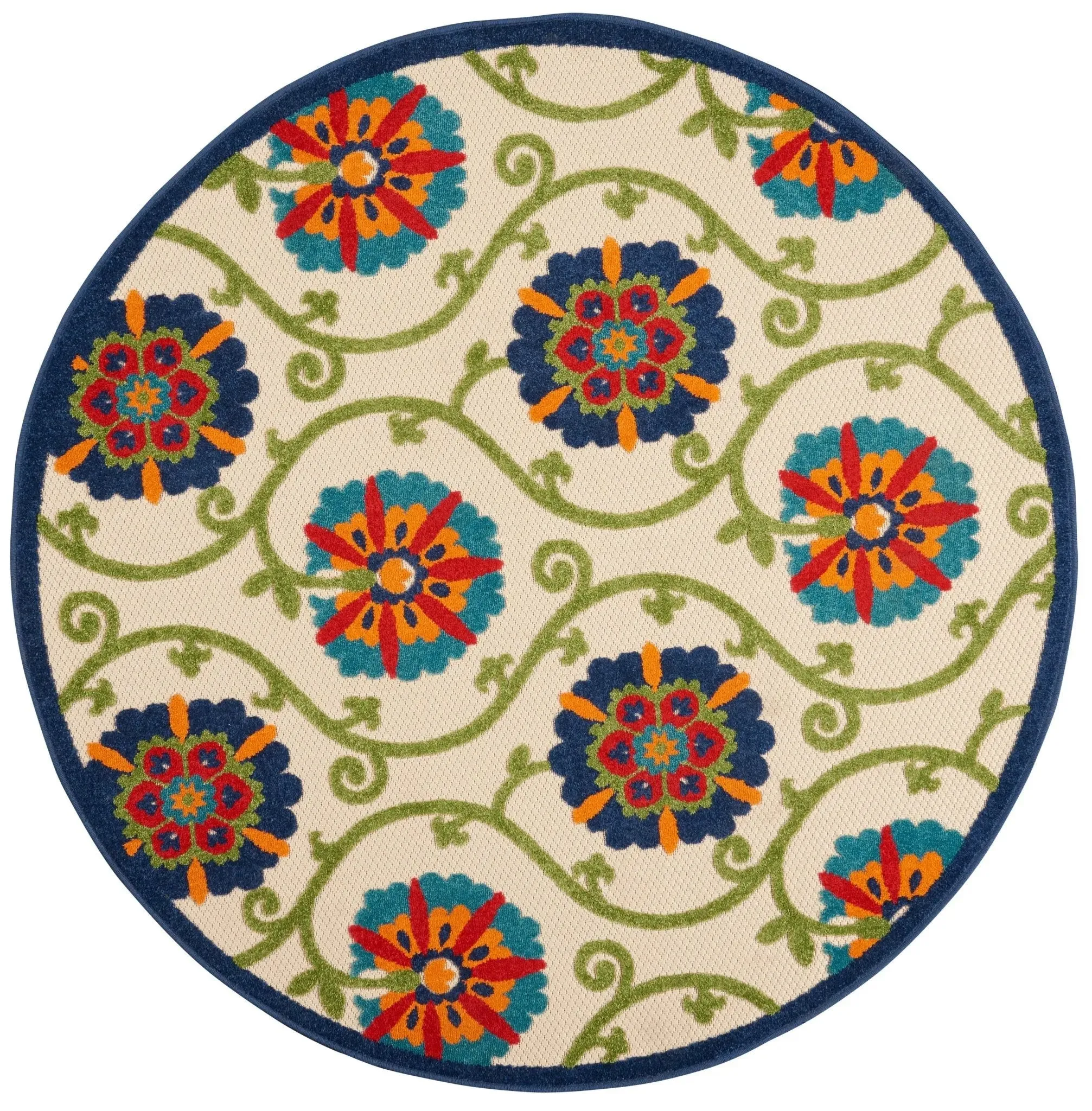 Aloha ALH19 Blue/Multicolor Rug