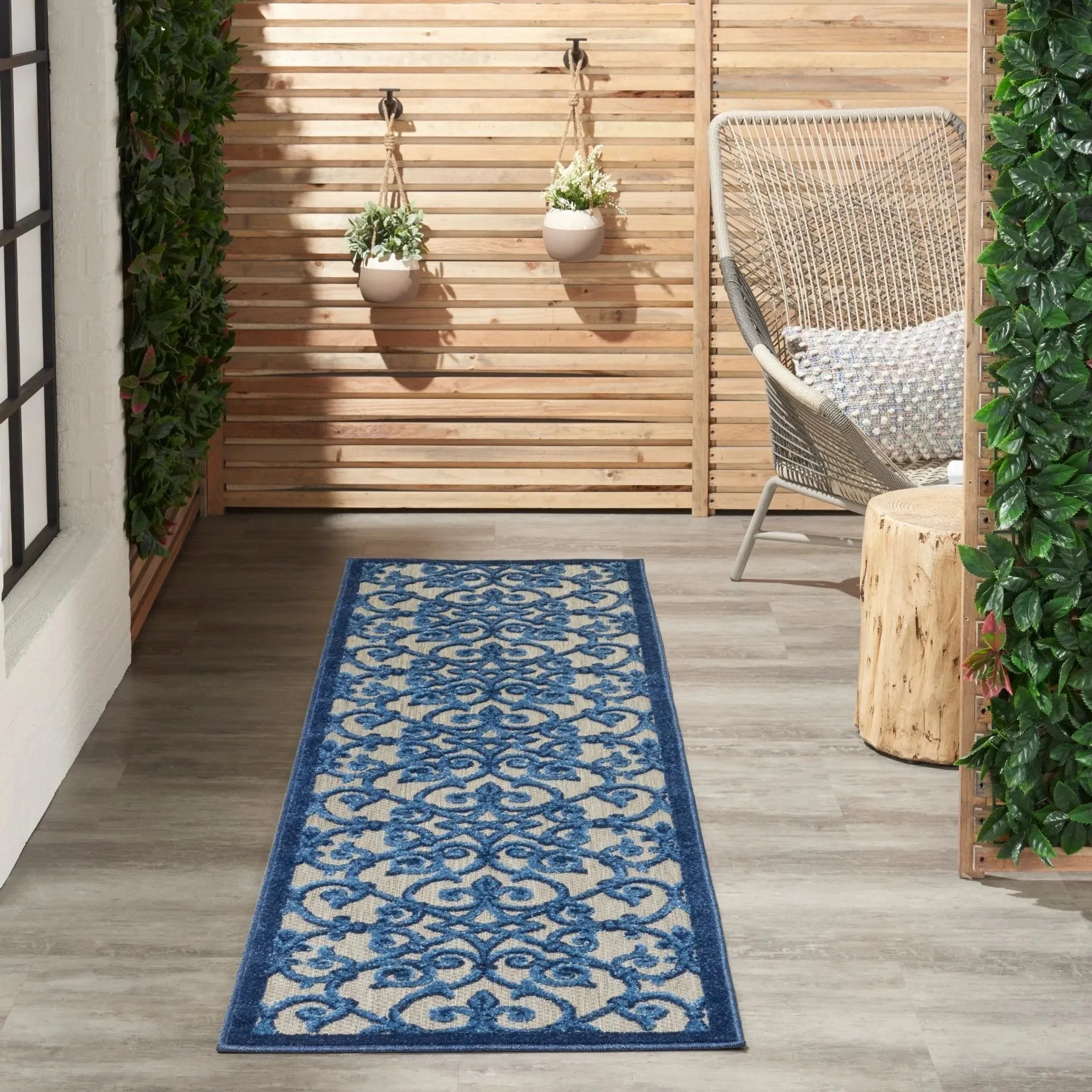 Aloha ALH21 Grey/Blue Rug