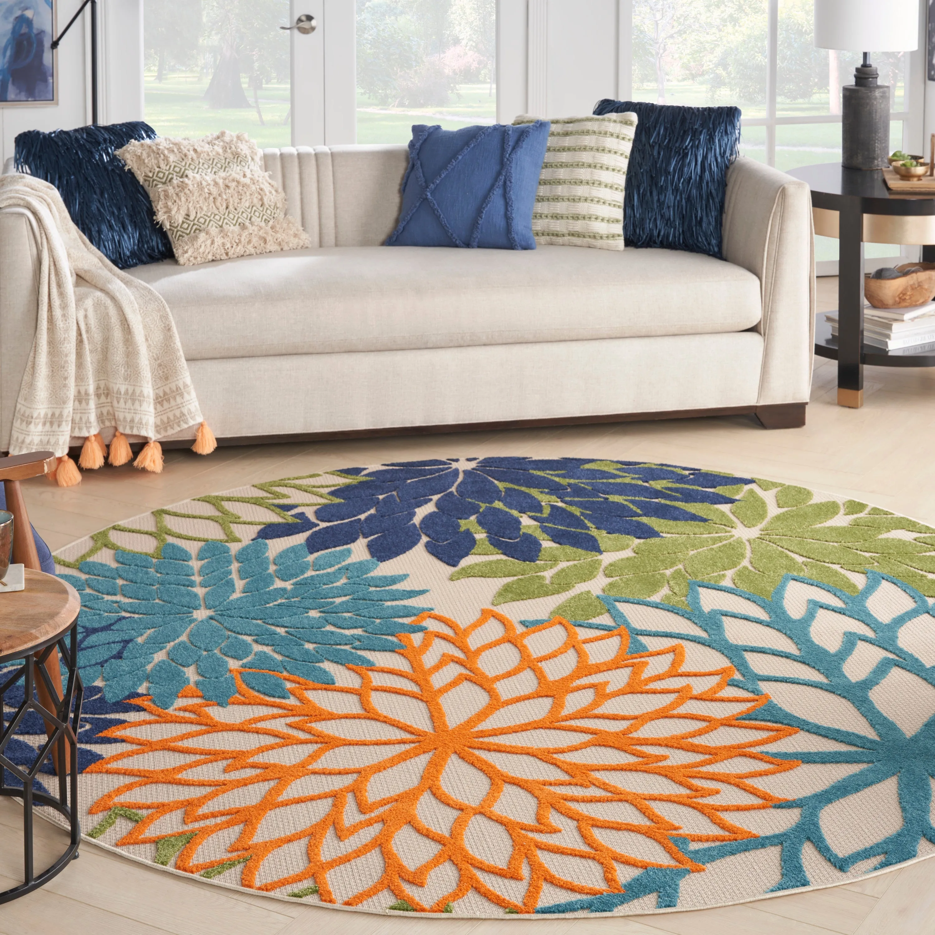 Aloha Indoor/Outdoor Multicolor Rug