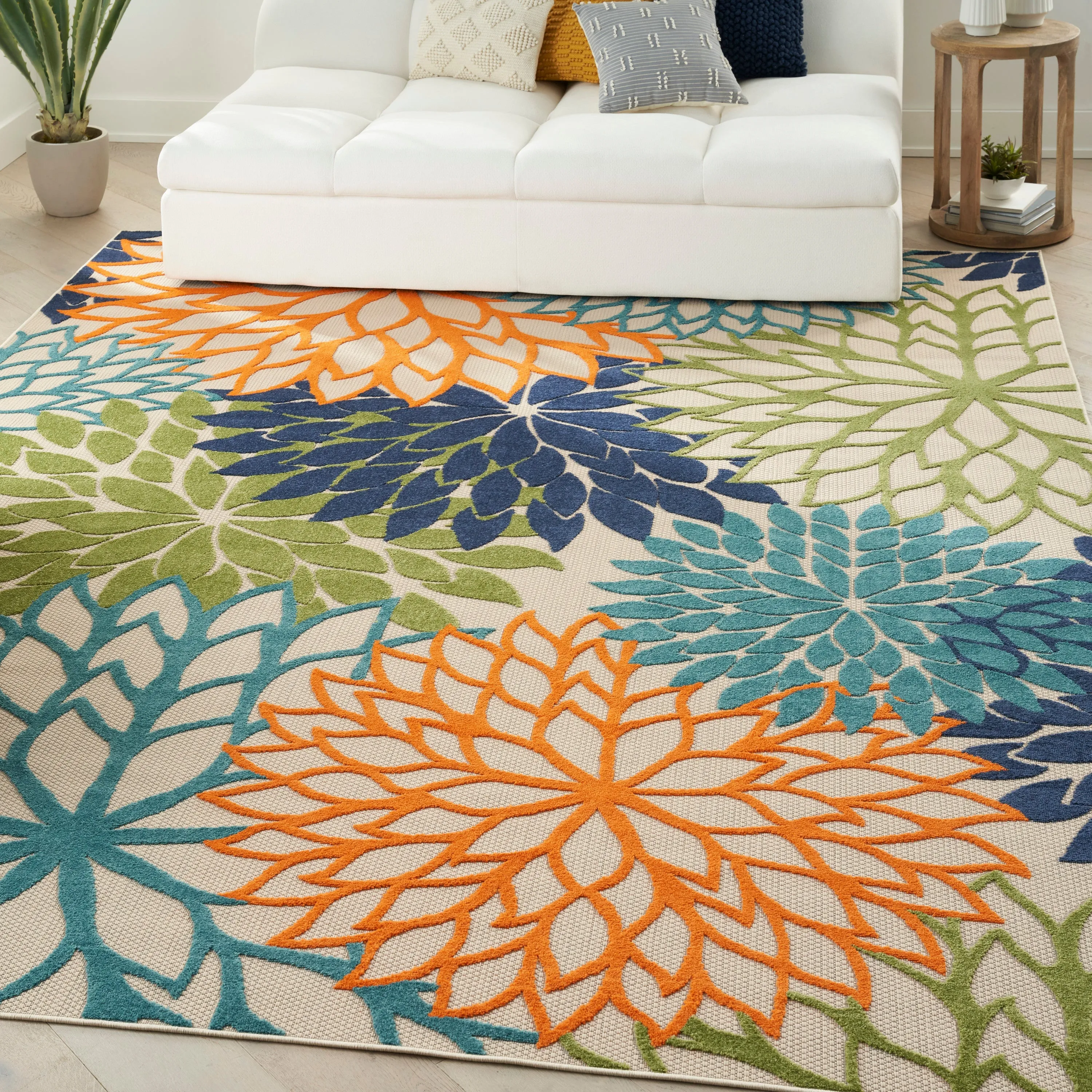 Aloha Indoor/Outdoor Multicolor Rug