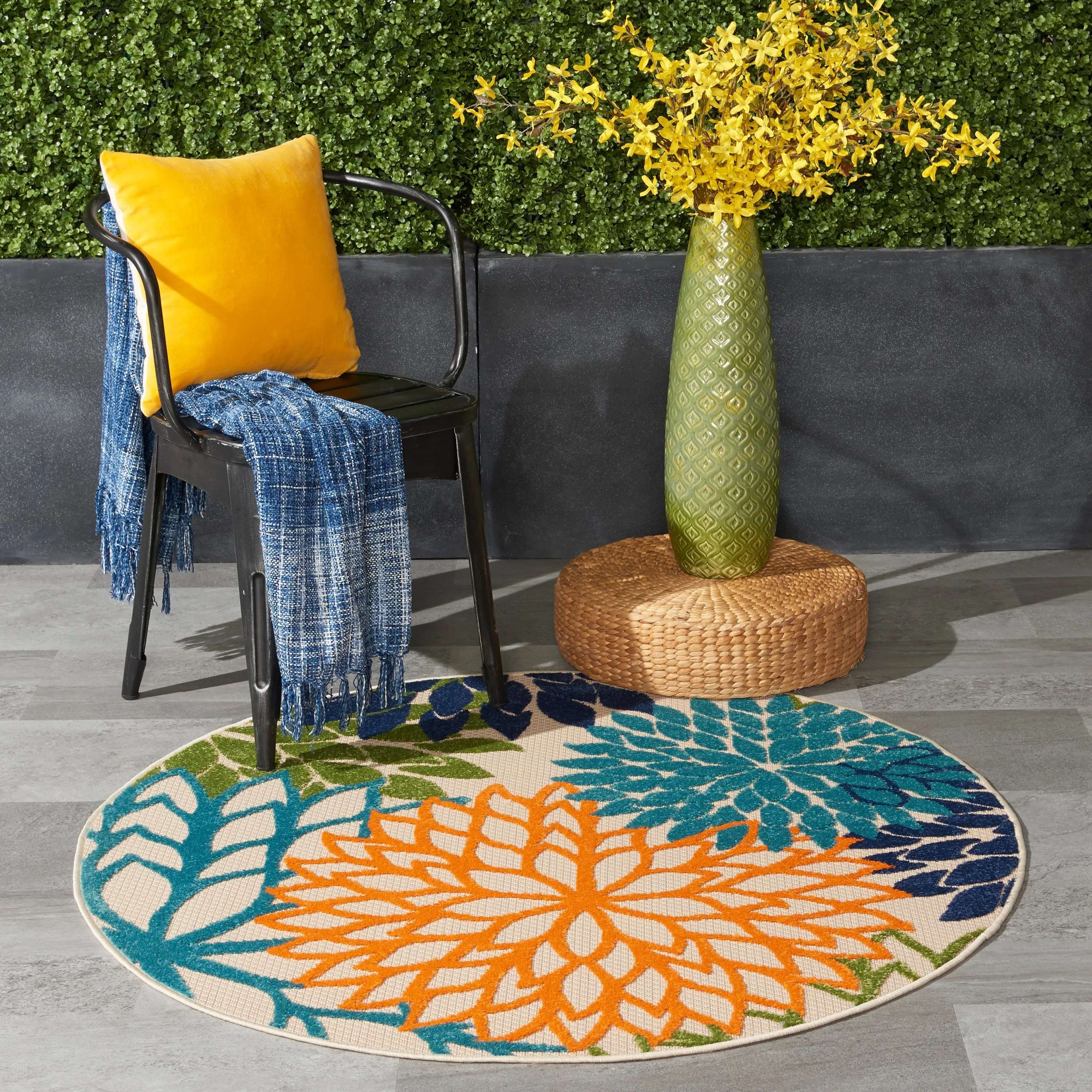 Aloha Indoor/Outdoor Multicolor Rug