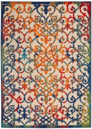 Aloha Indoor/Outdoor Multicolor Rug