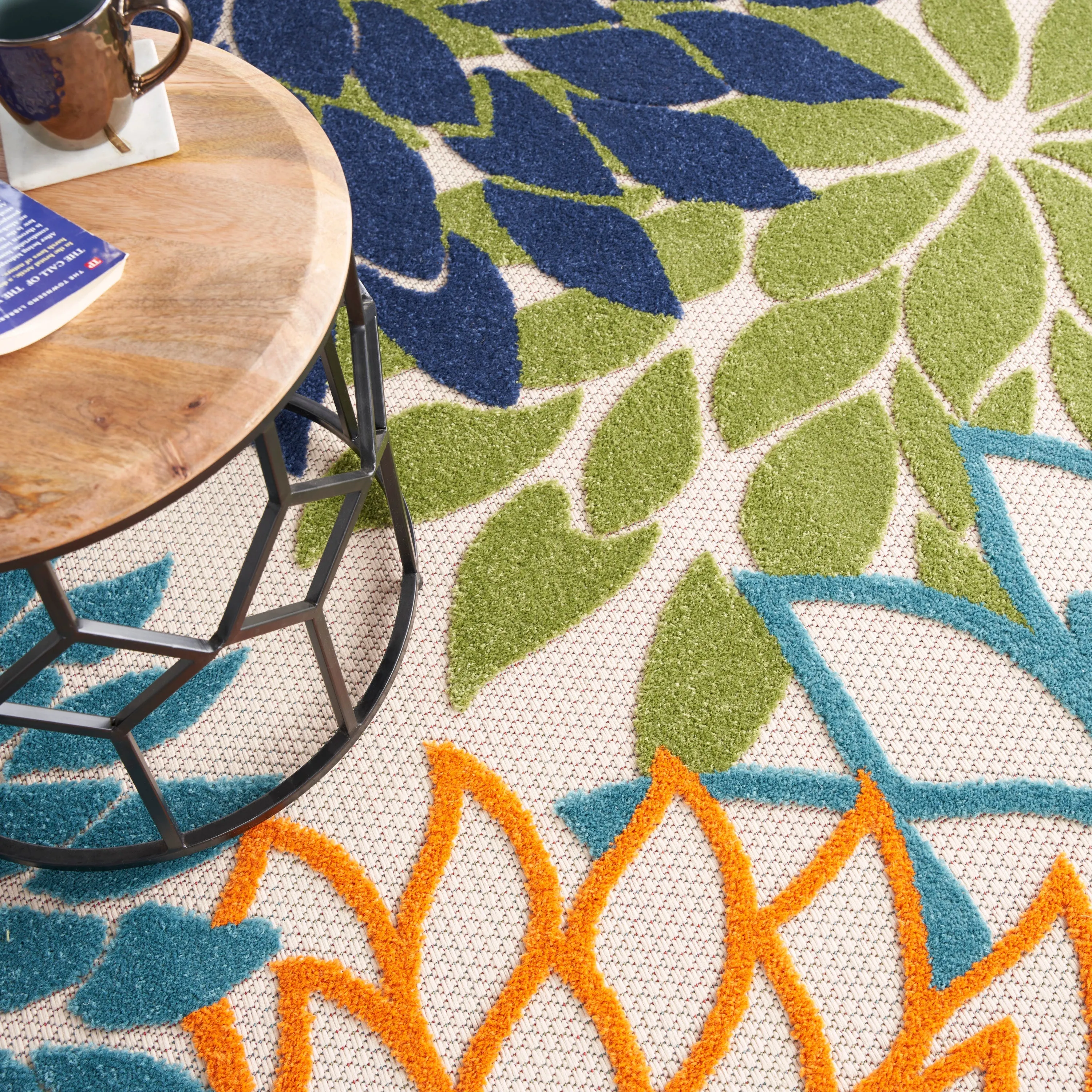 Aloha Indoor/Outdoor Multicolor Rug