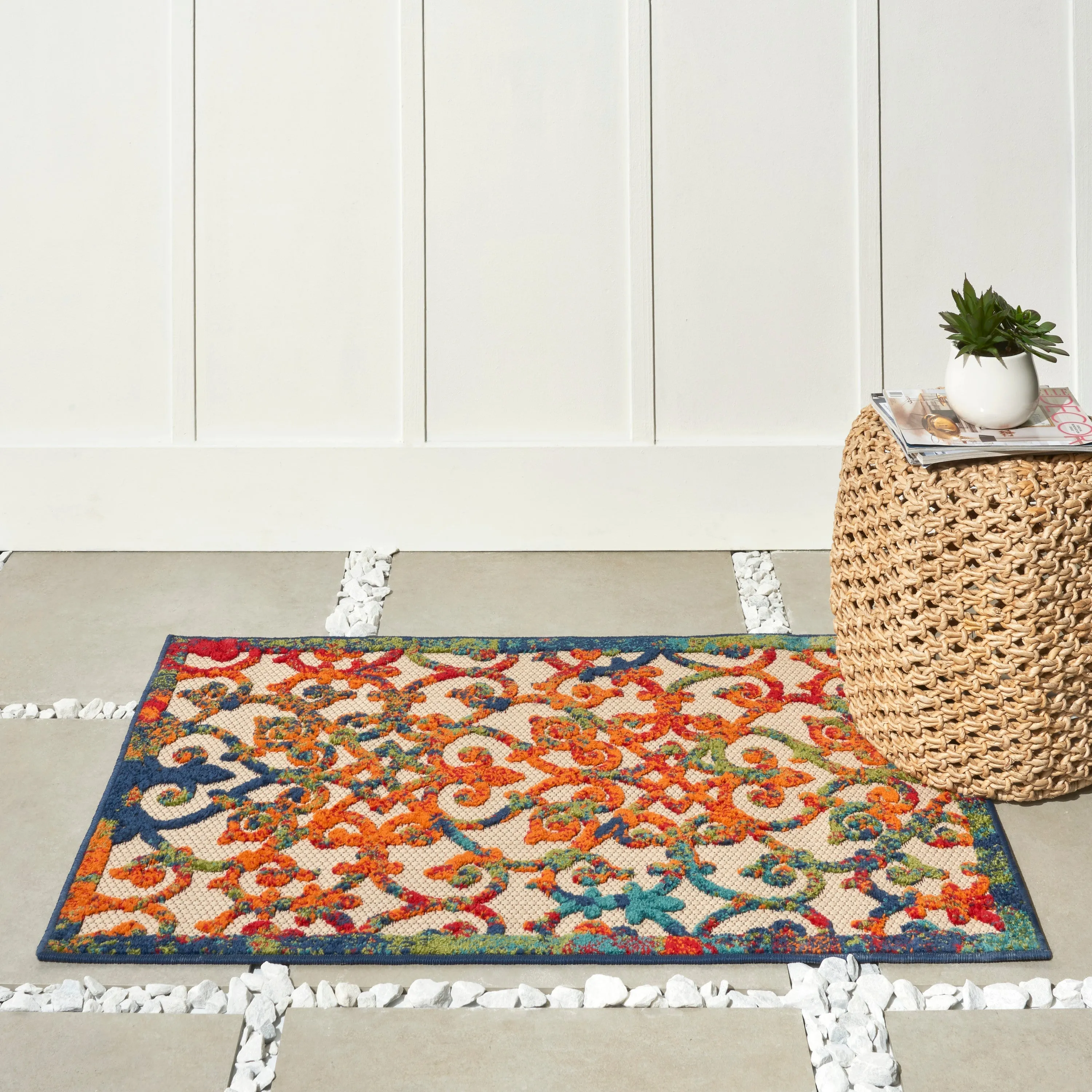 Aloha Indoor/Outdoor Multicolor Rug