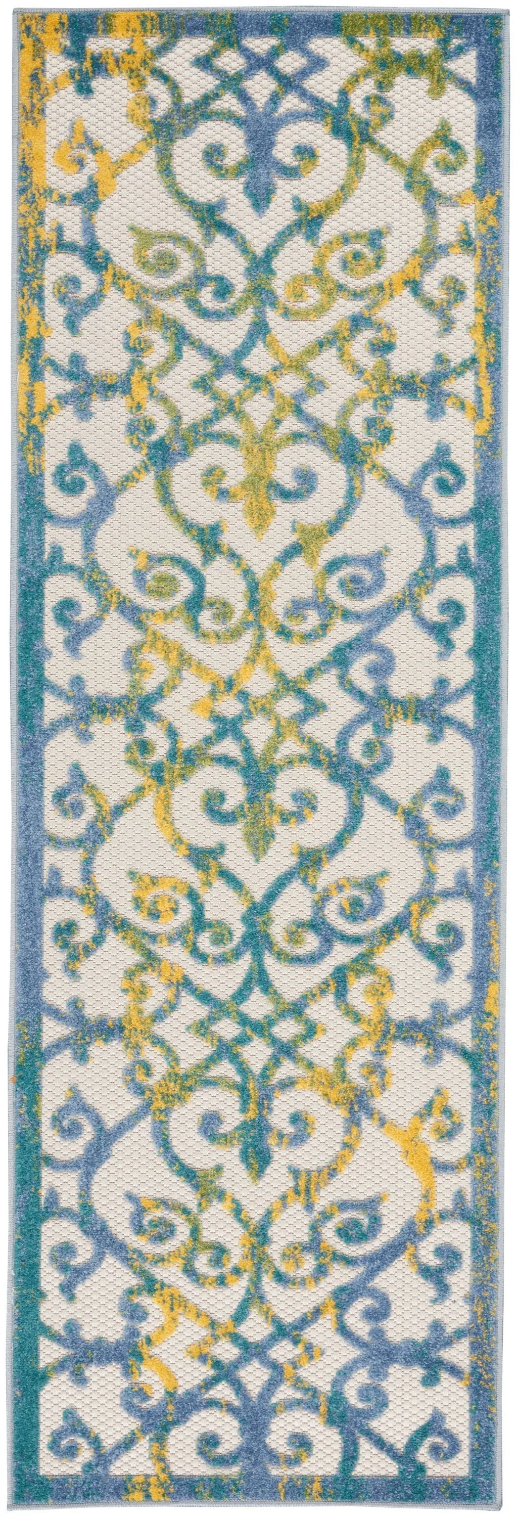 Aloha Ivory/Blue Rug