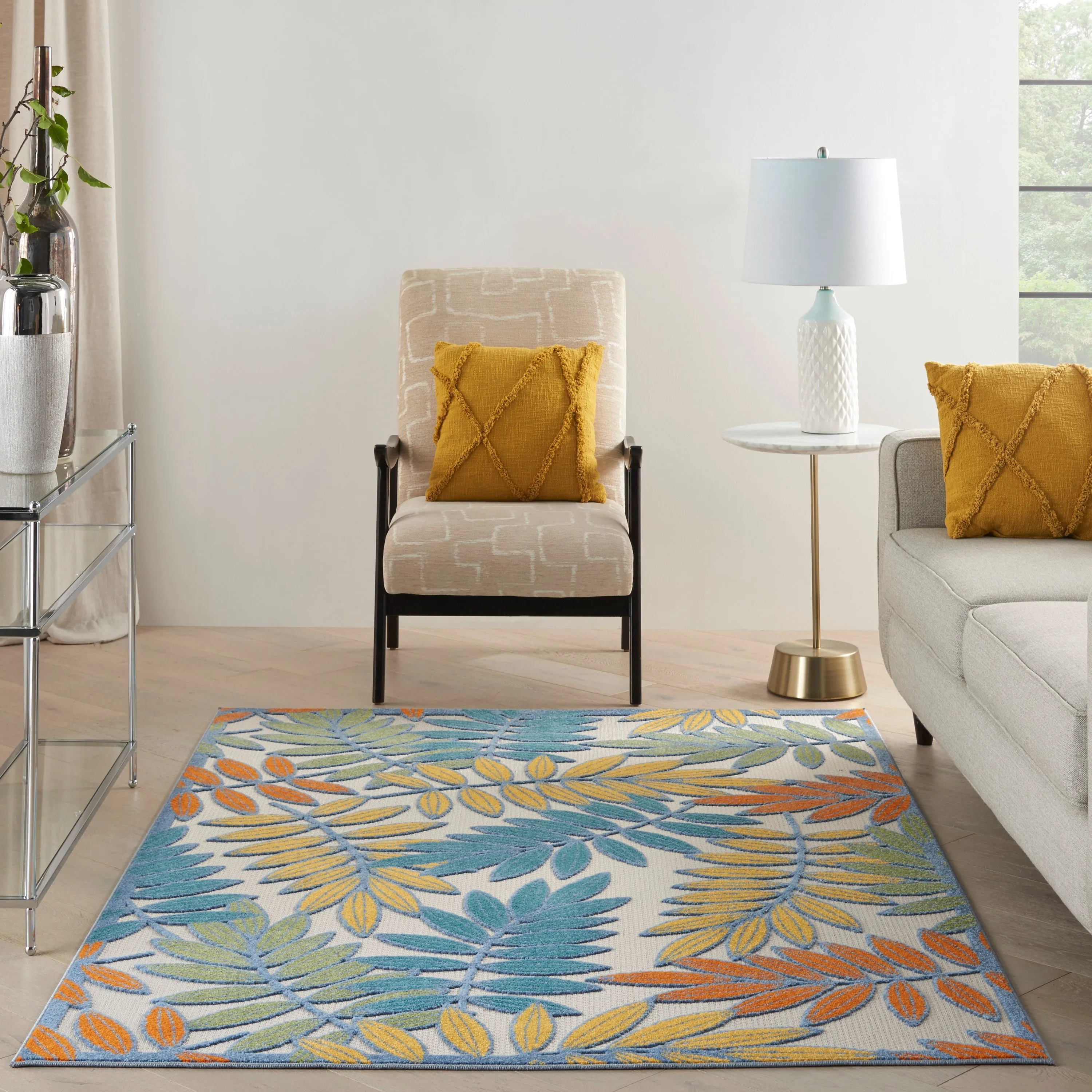 Aloha Ivory/Multicolor Rug