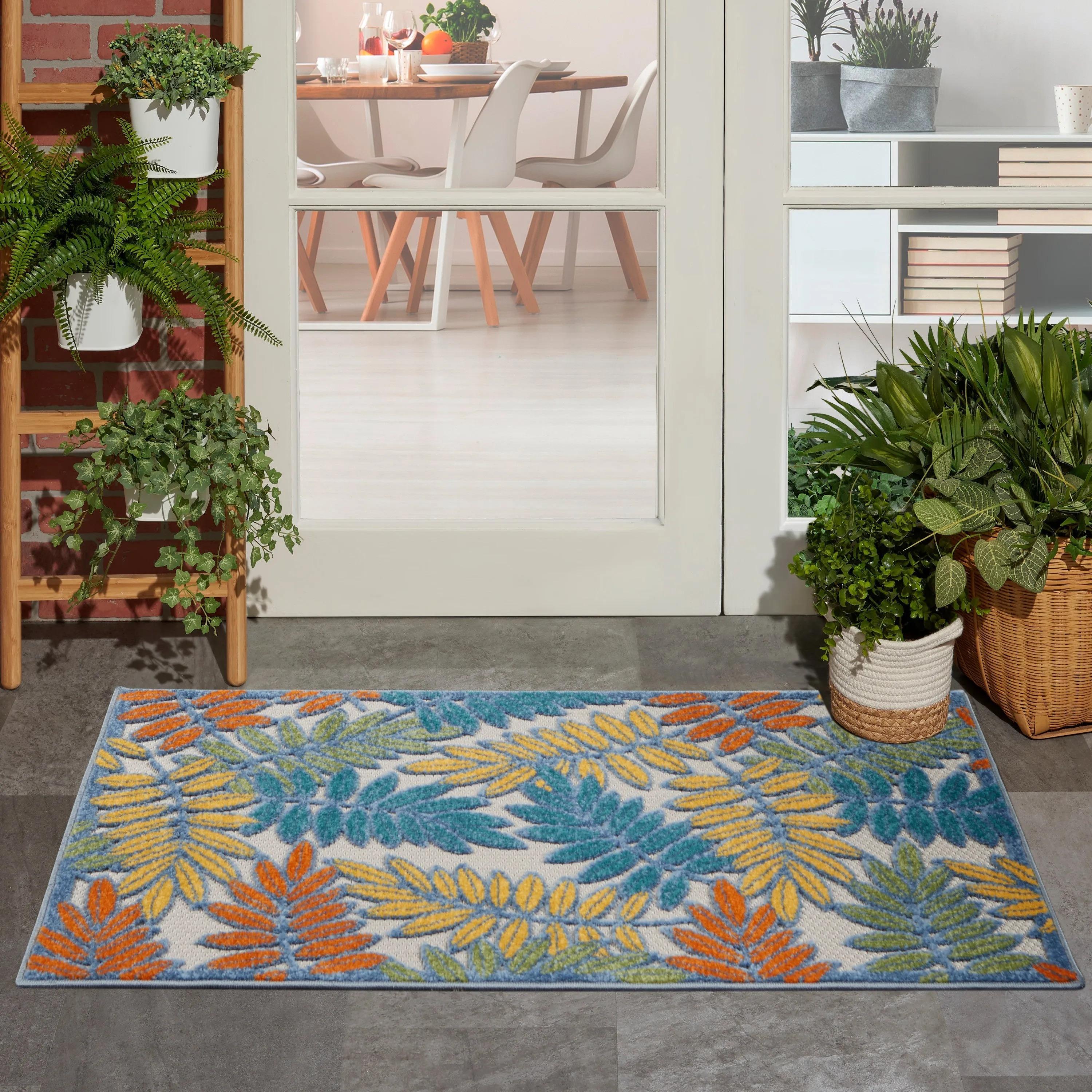 Aloha Ivory/Multicolor Rug