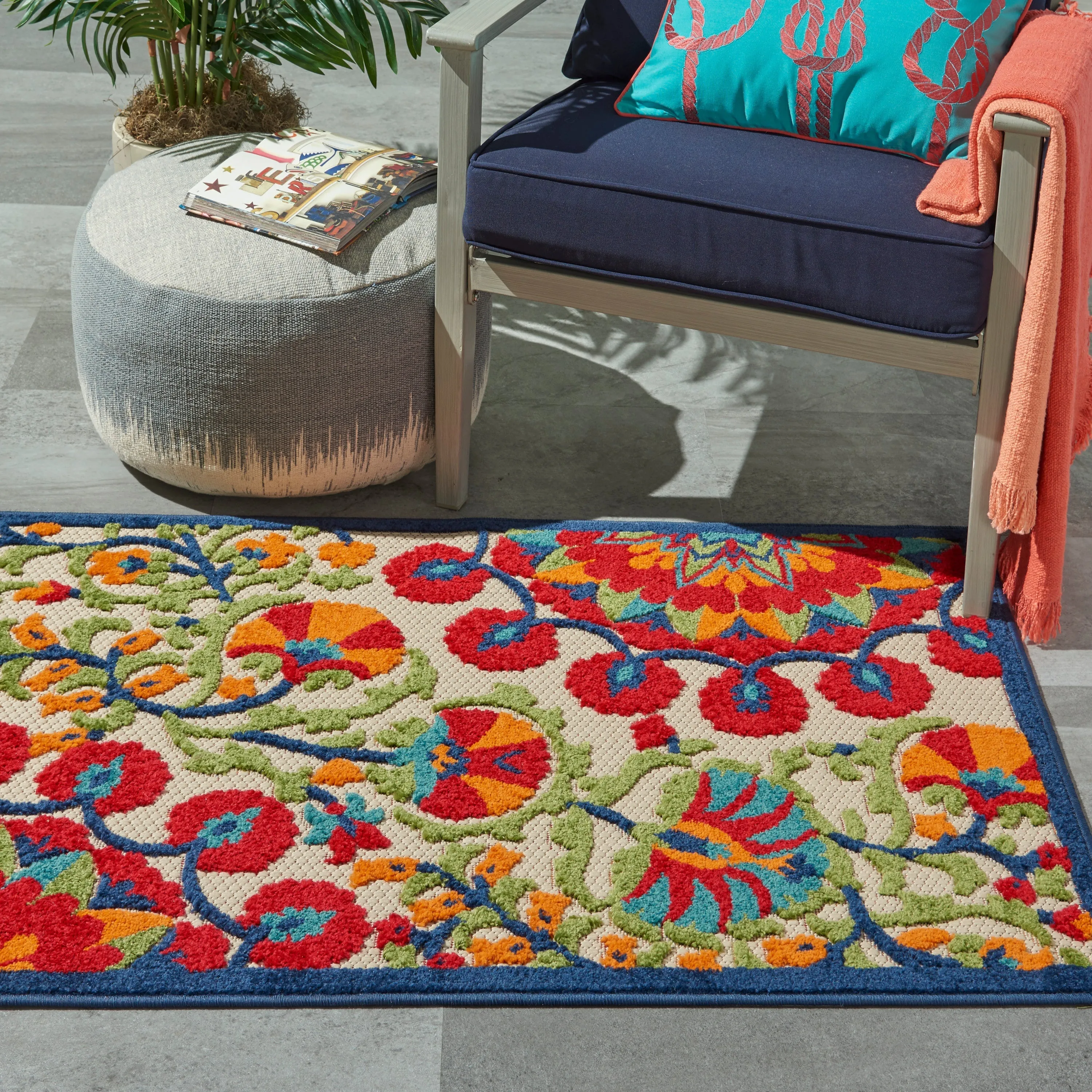 Aloha Red/Multicolor Rug