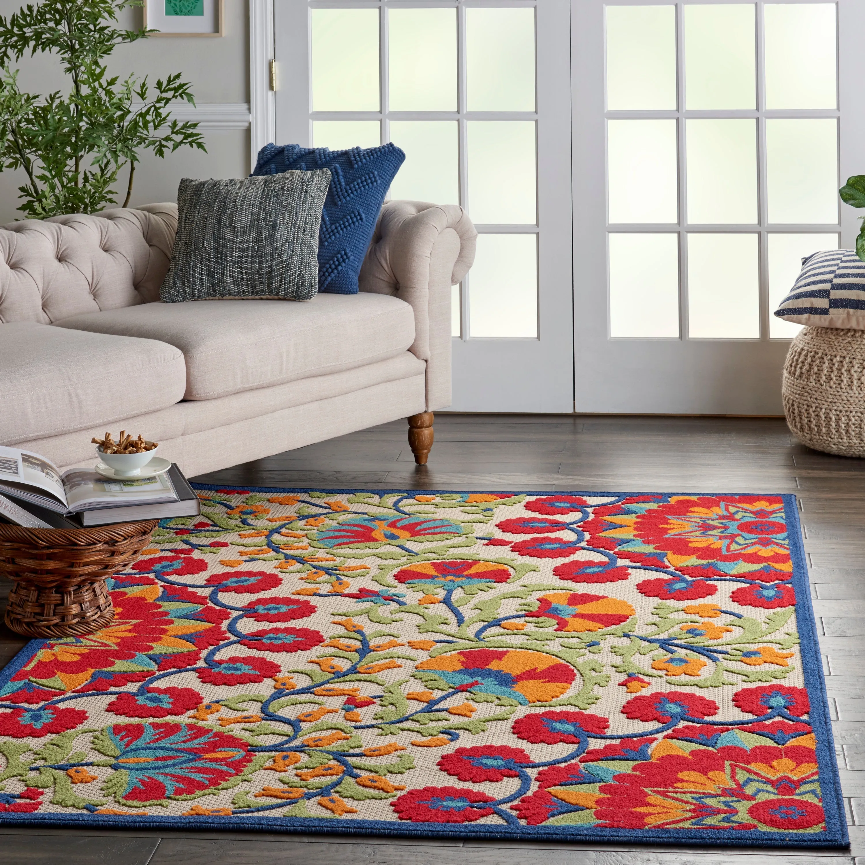 Aloha Red/Multicolor Rug