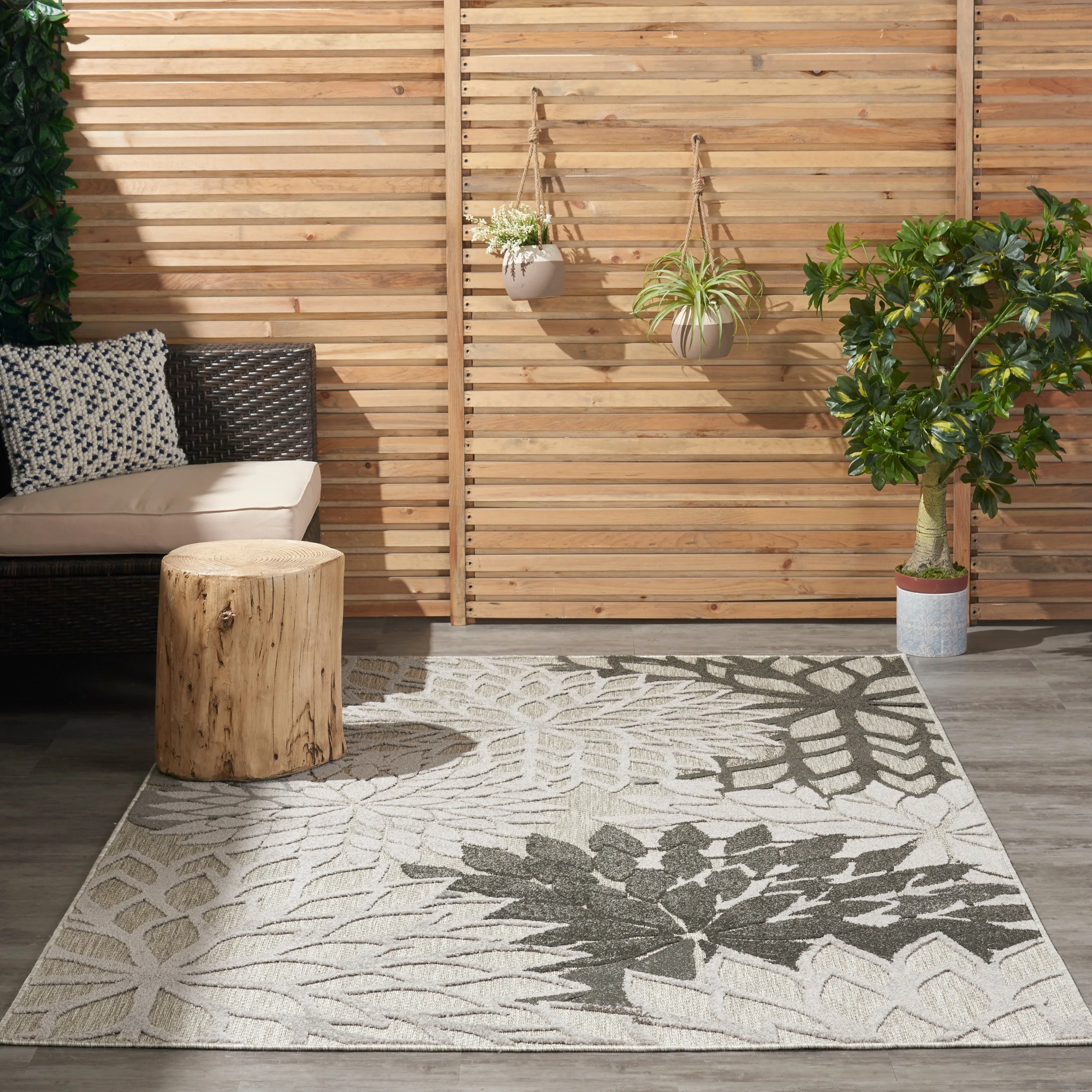 Aloha Silver/Grey Rug