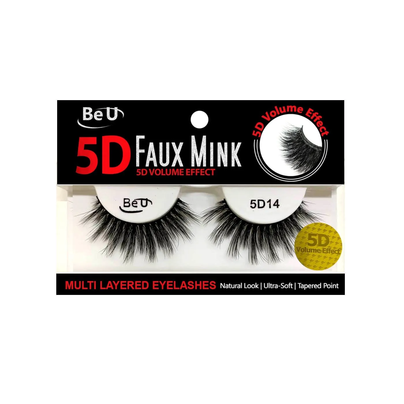 BE U | 5D Faux Mink Eyelashes 5D14