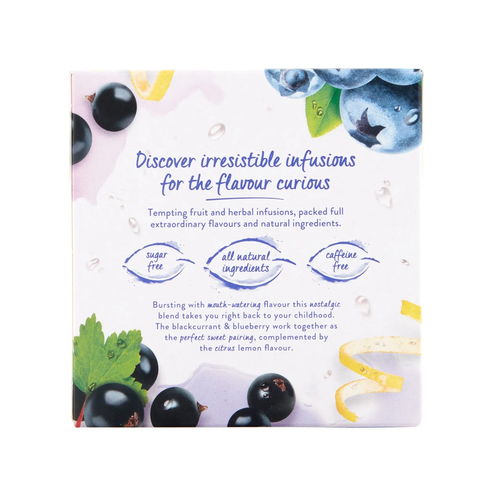 Blackcurrant & Blueberry with a squeeze of Lemon - 20 Tea Bags