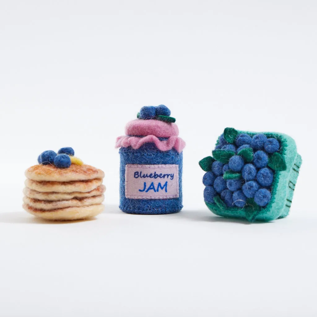 Blueberry Pancake Stack Ornament