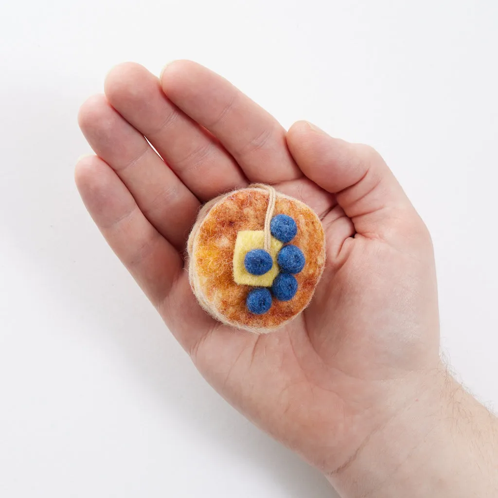 Blueberry Pancake Stack Ornament