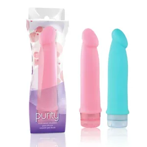 Blush Luxe Purity Silicone Vibrator Blue