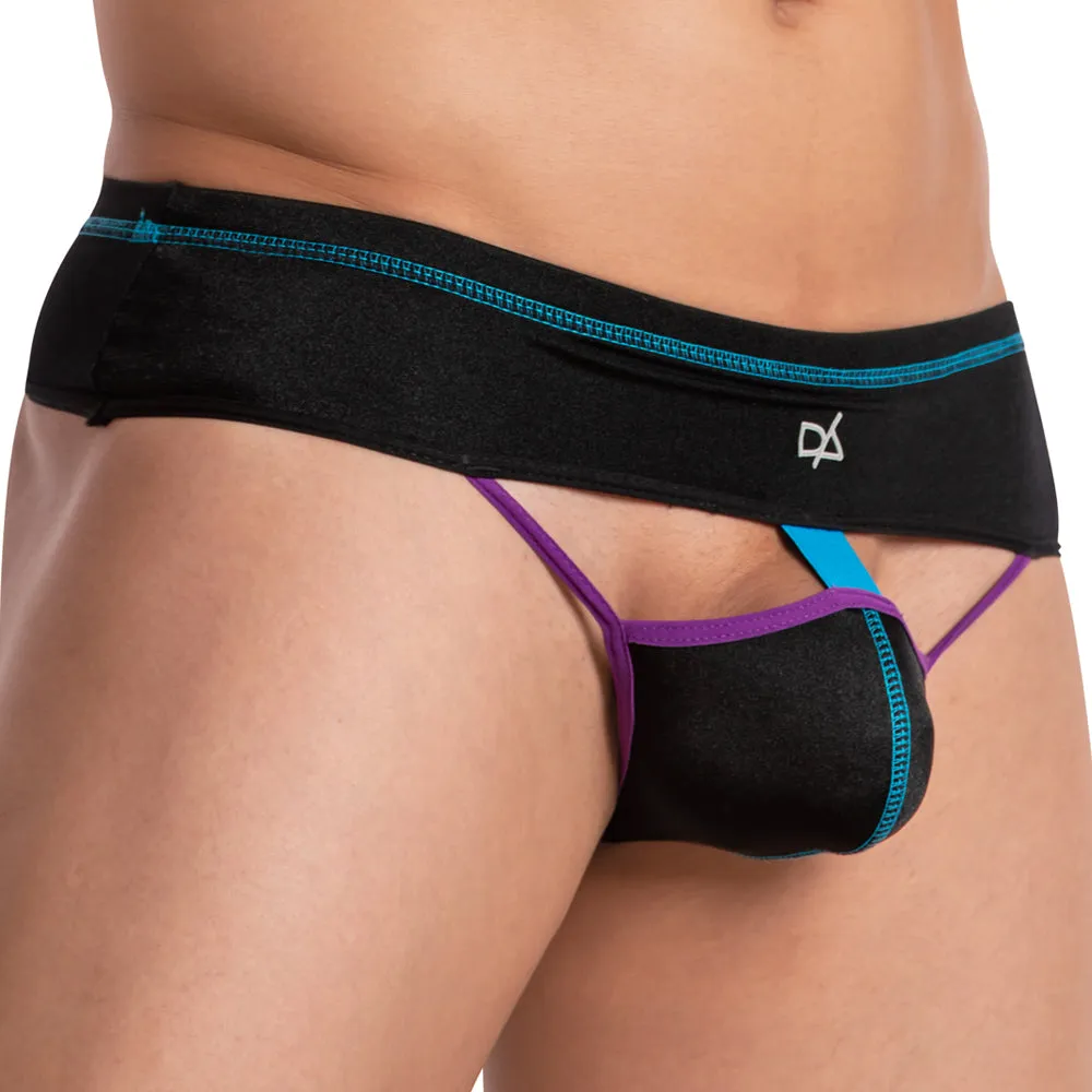 Sure, the optimized title for this e-commerce product in proper English with modifiers is: Deep Ocean Blue Daniel Alexander DAK060 Mens Thong