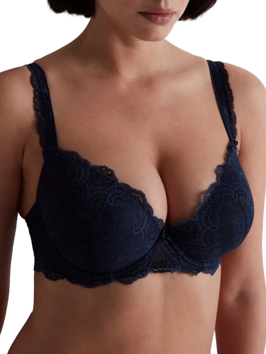 Danse Des Sens Moulded Push Up Bra - Evening Blue