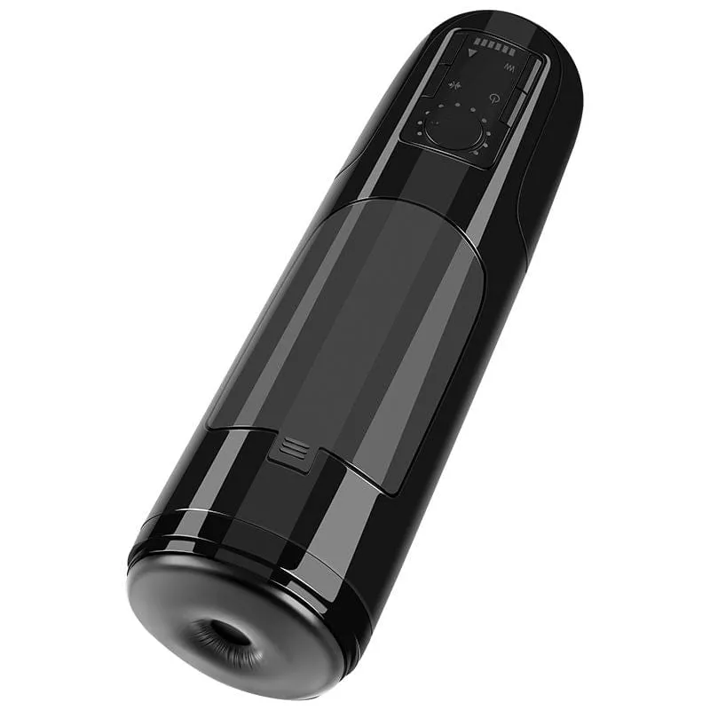 Erocome - Monoceros Thrusting Heating Vibrating Stroker Masturbator (Black)