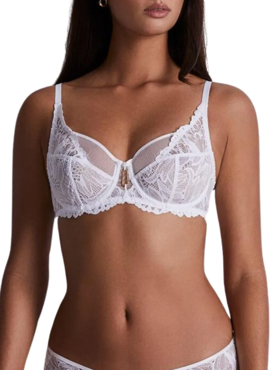 Flowermania High Apex Bra - Blanc