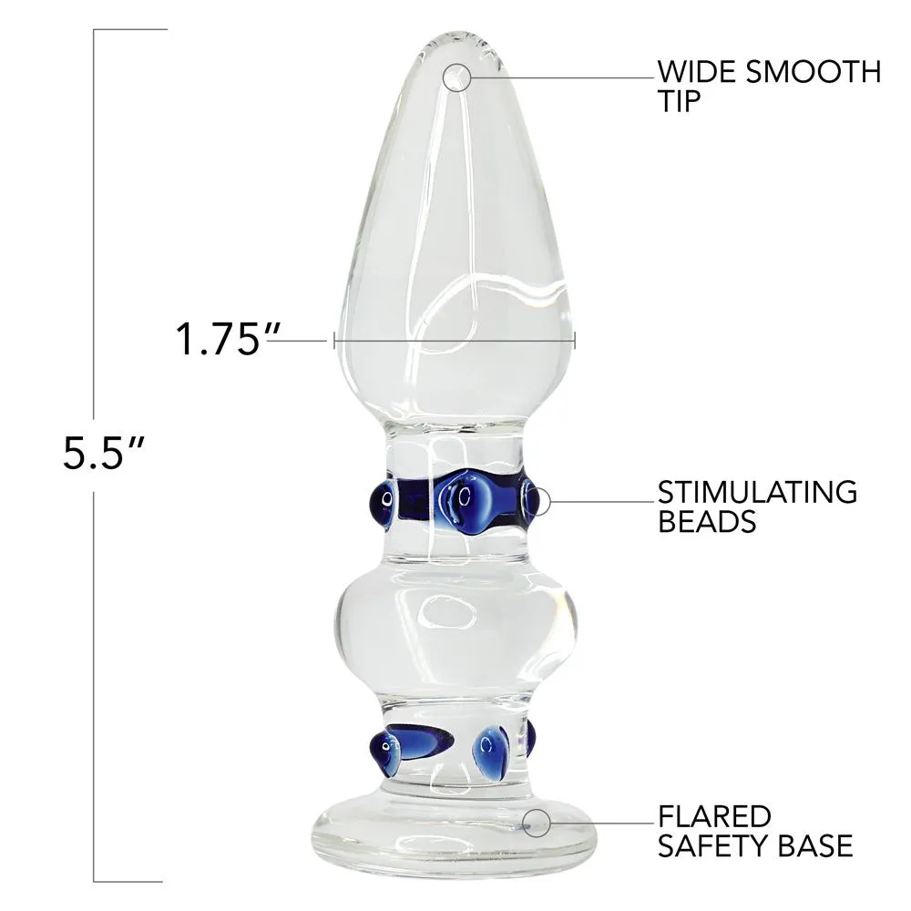 Glass Gem - Glass Anal Plug