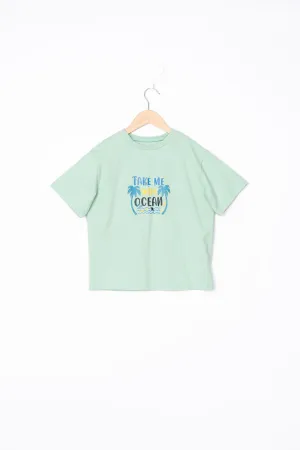 GREEN BEACH VIBES TEE