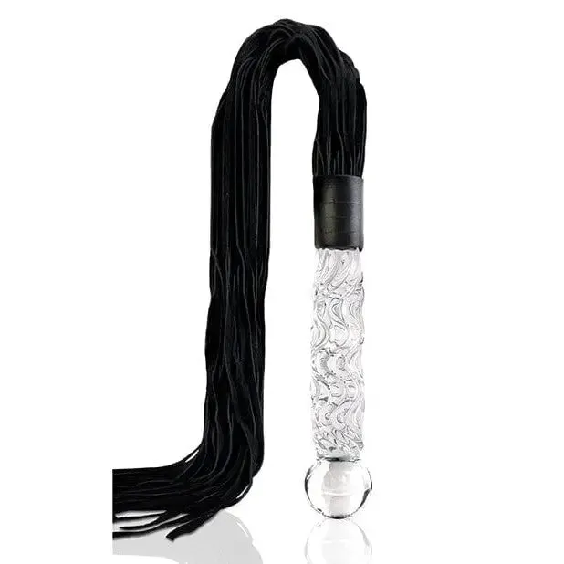 Icicles No. 38 Hand Blown Glass Handled Whip