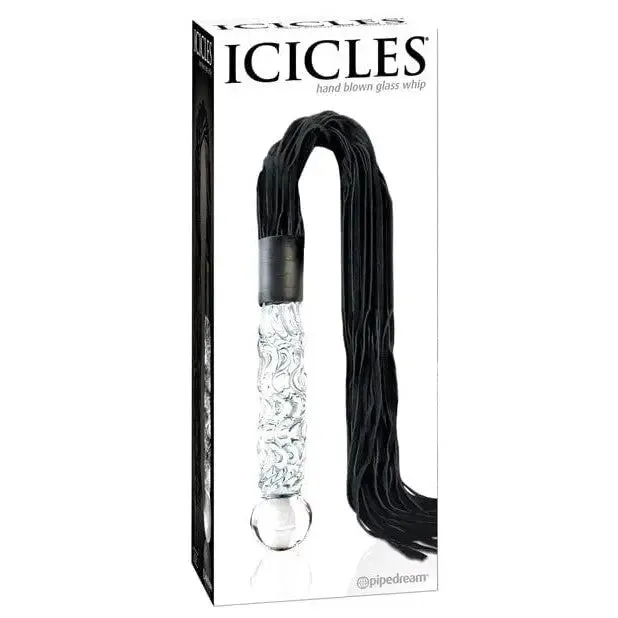 Icicles No. 38 Hand Blown Glass Handled Whip