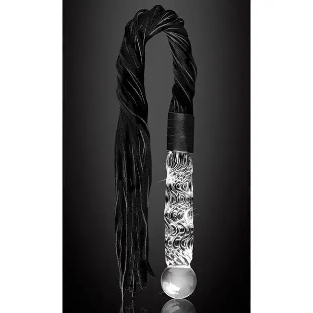 Icicles No. 38 Hand Blown Glass Handled Whip