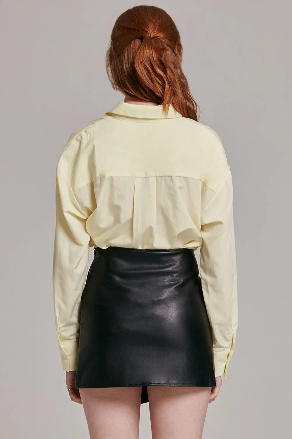 Isabella Faux Leather Mini Skirt