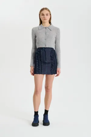 JAQUELINE | CARDIGAN VENUS SOFT KNIT SOFT GREY