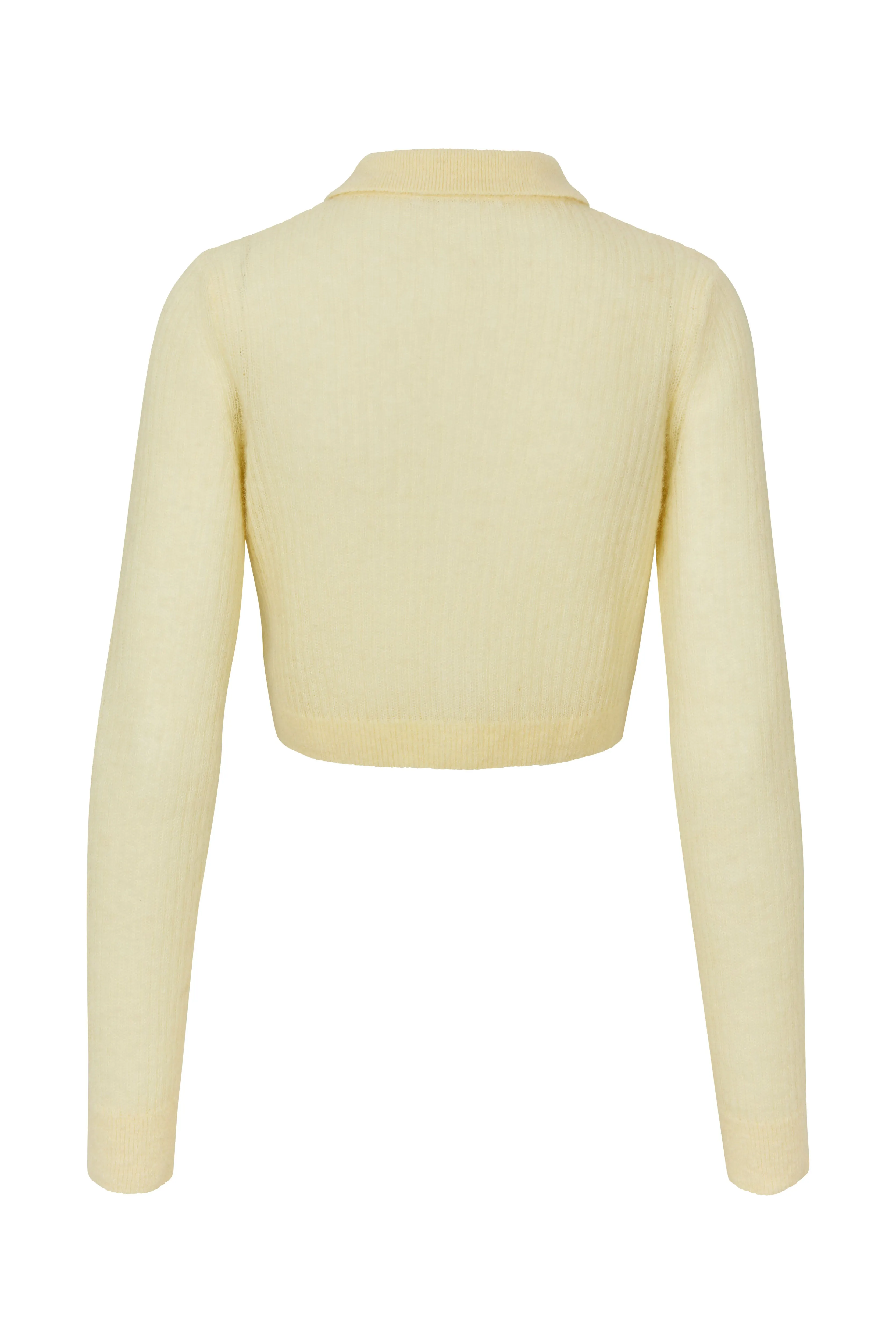 JAQUELINE | CARDIGAN VENUS SOFT KNIT SOFT YELLOW