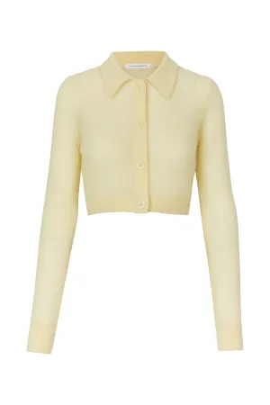 JAQUELINE | CARDIGAN VENUS SOFT KNIT SOFT YELLOW