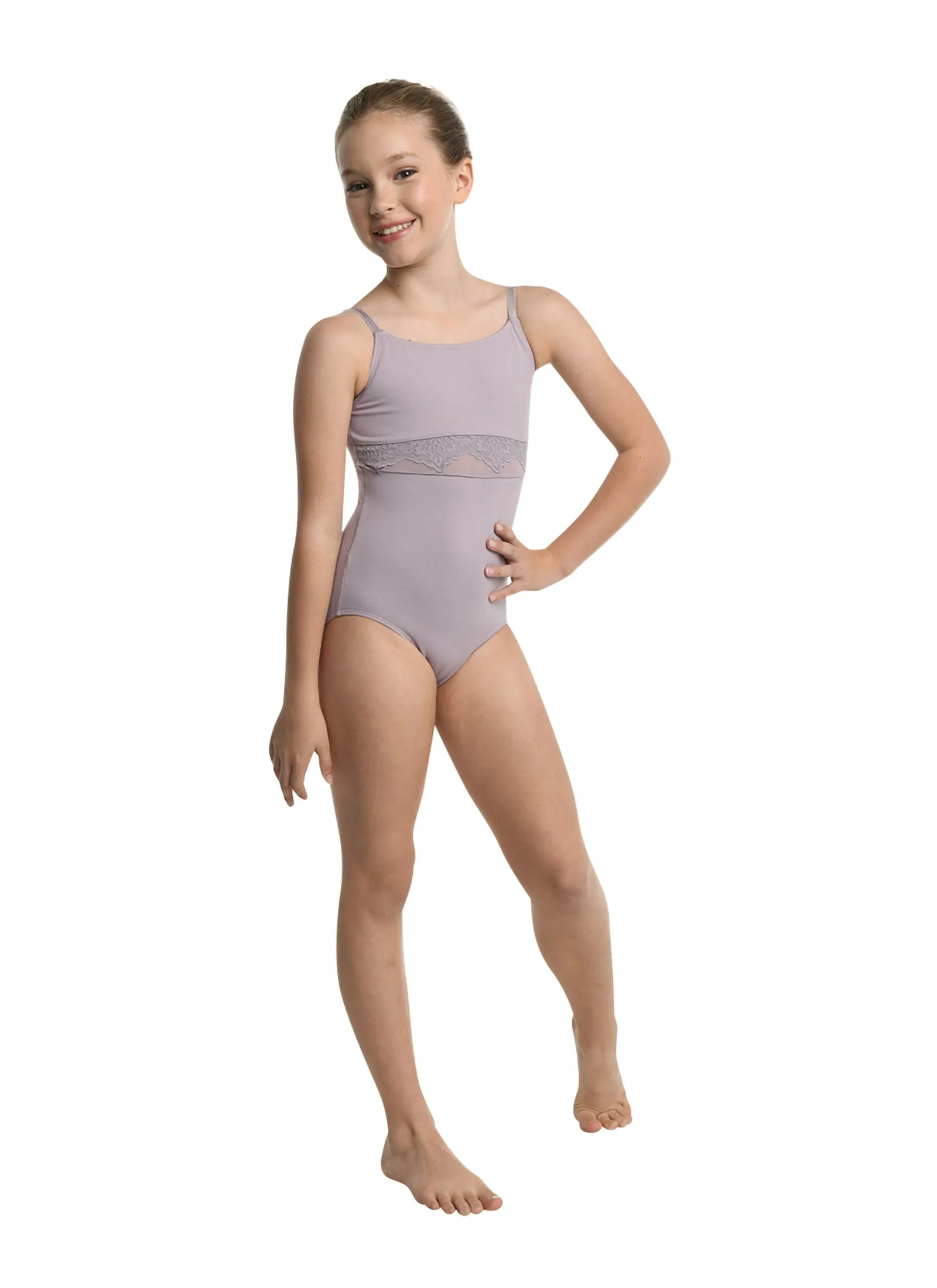 Kids Siobhan Camisole Scallop Lace Leotard