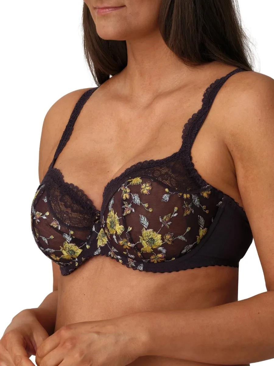 Malba Vertical Seam Balcony Bra - Amethyst