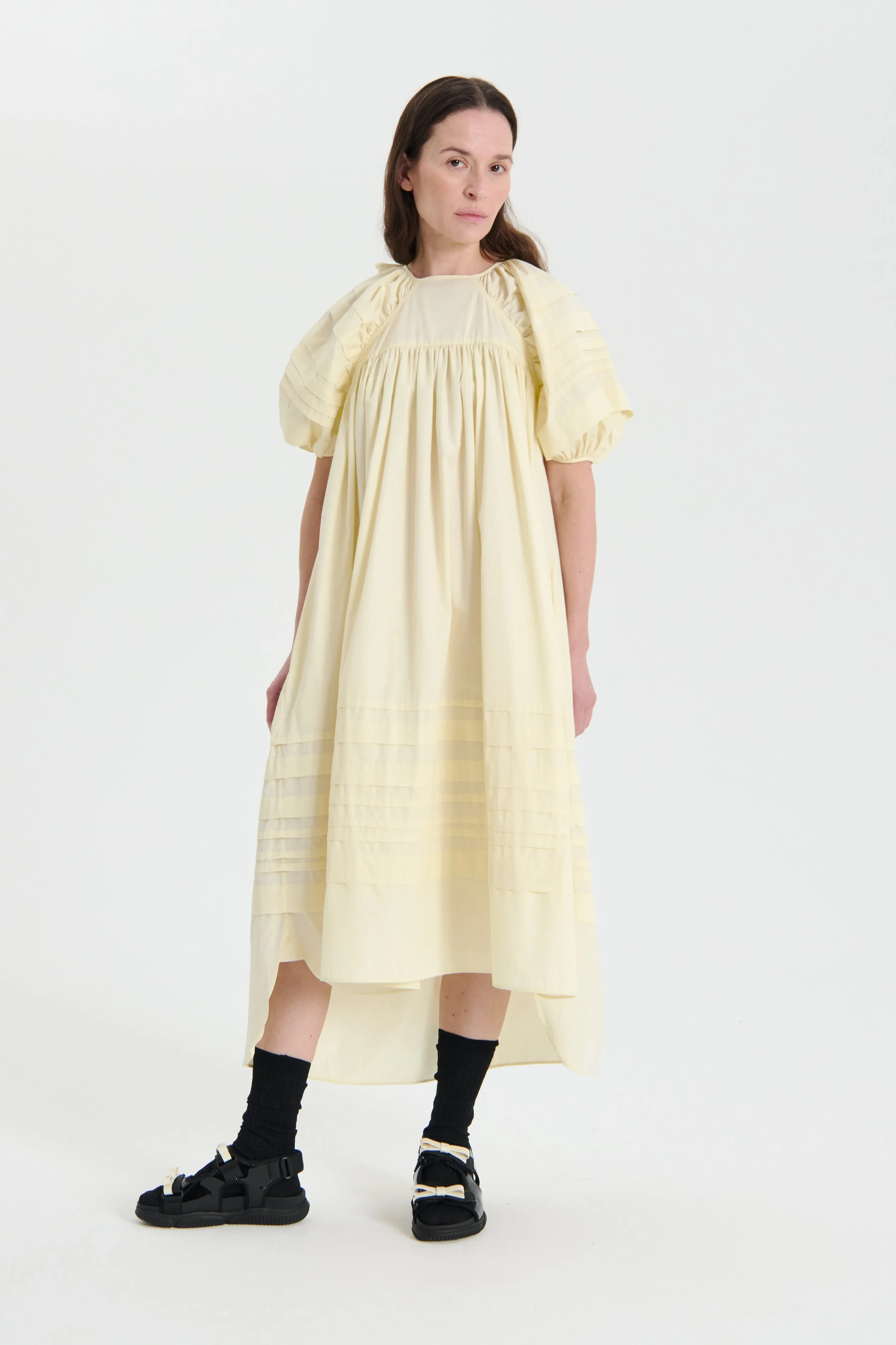 PENELOPE | DRESS COTTON SOFT YELLOW