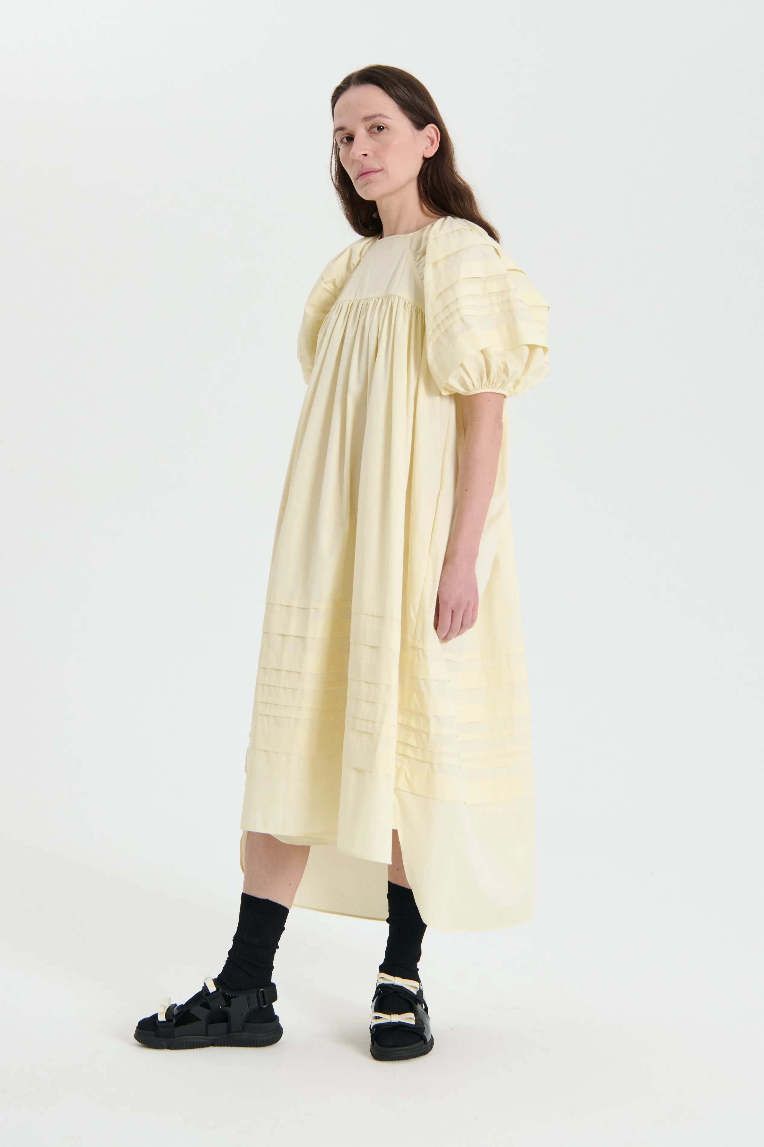 PENELOPE | DRESS COTTON SOFT YELLOW