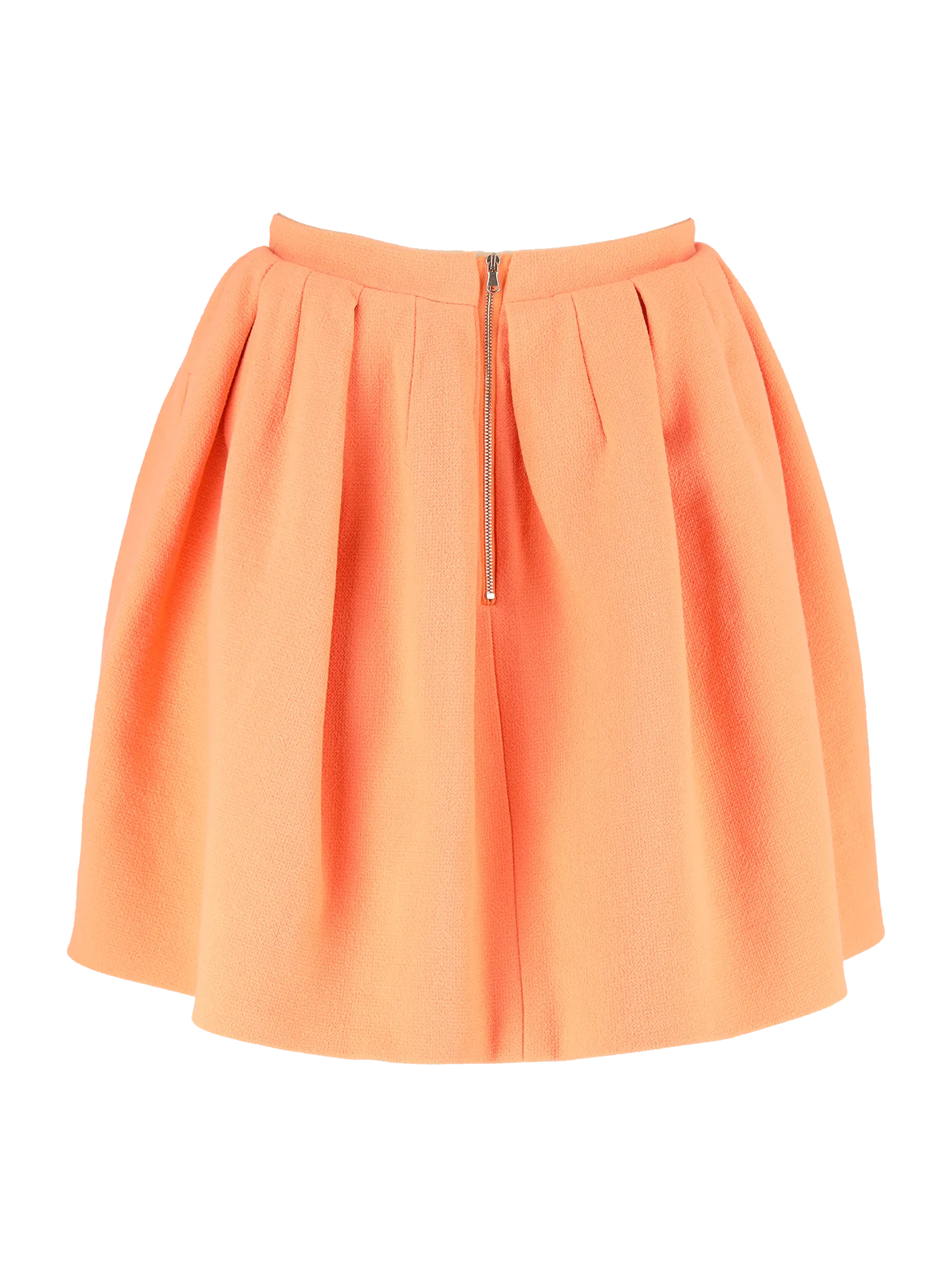 pleated knee-length skirt