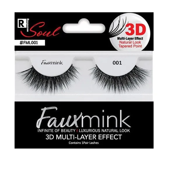 Response Soul Faux Mink 3D Effect Eyelash 001