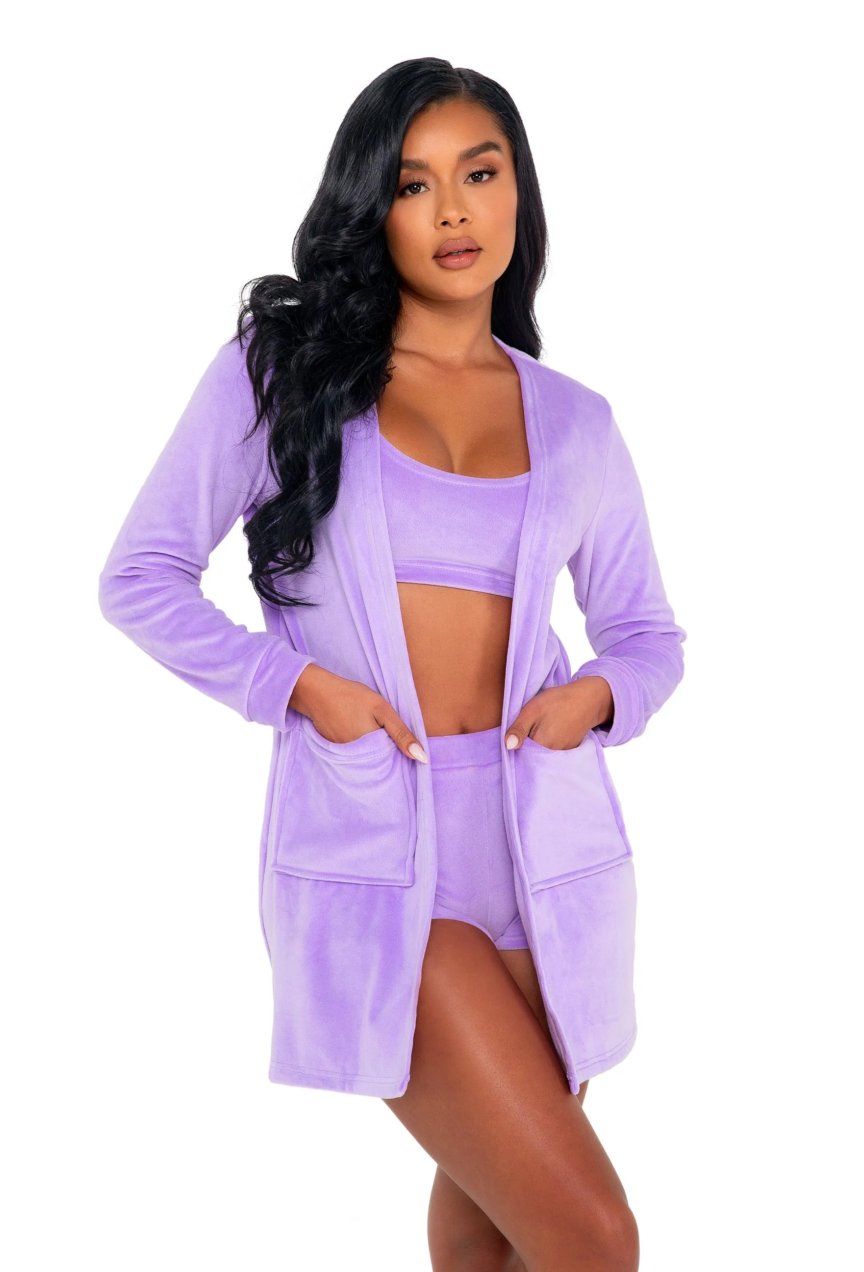 Roma 2pc Super Soft & Cozy Velour Set Roma Confidential