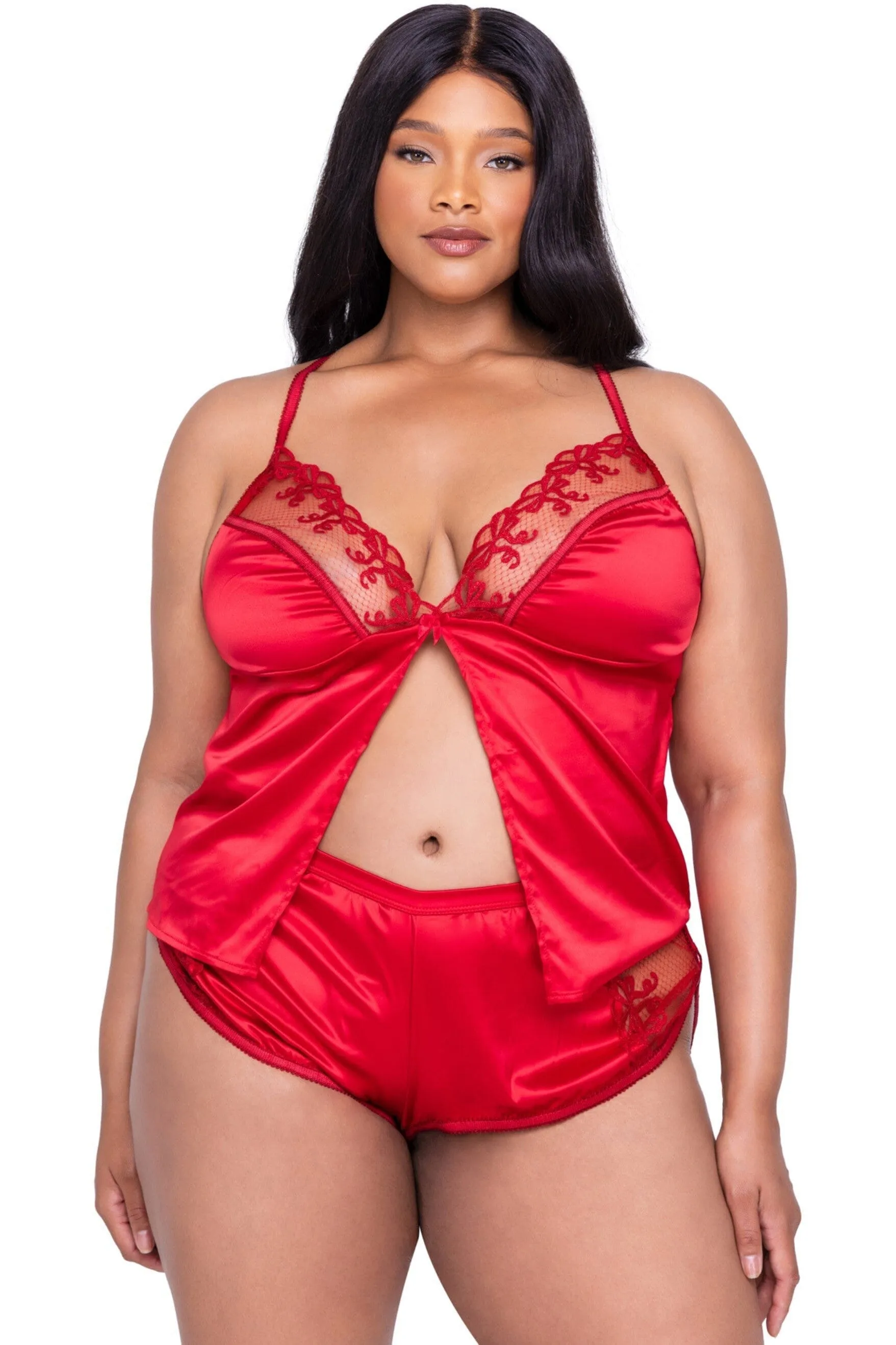 Rouge Bow 2-Piece Camisole Lounge Set